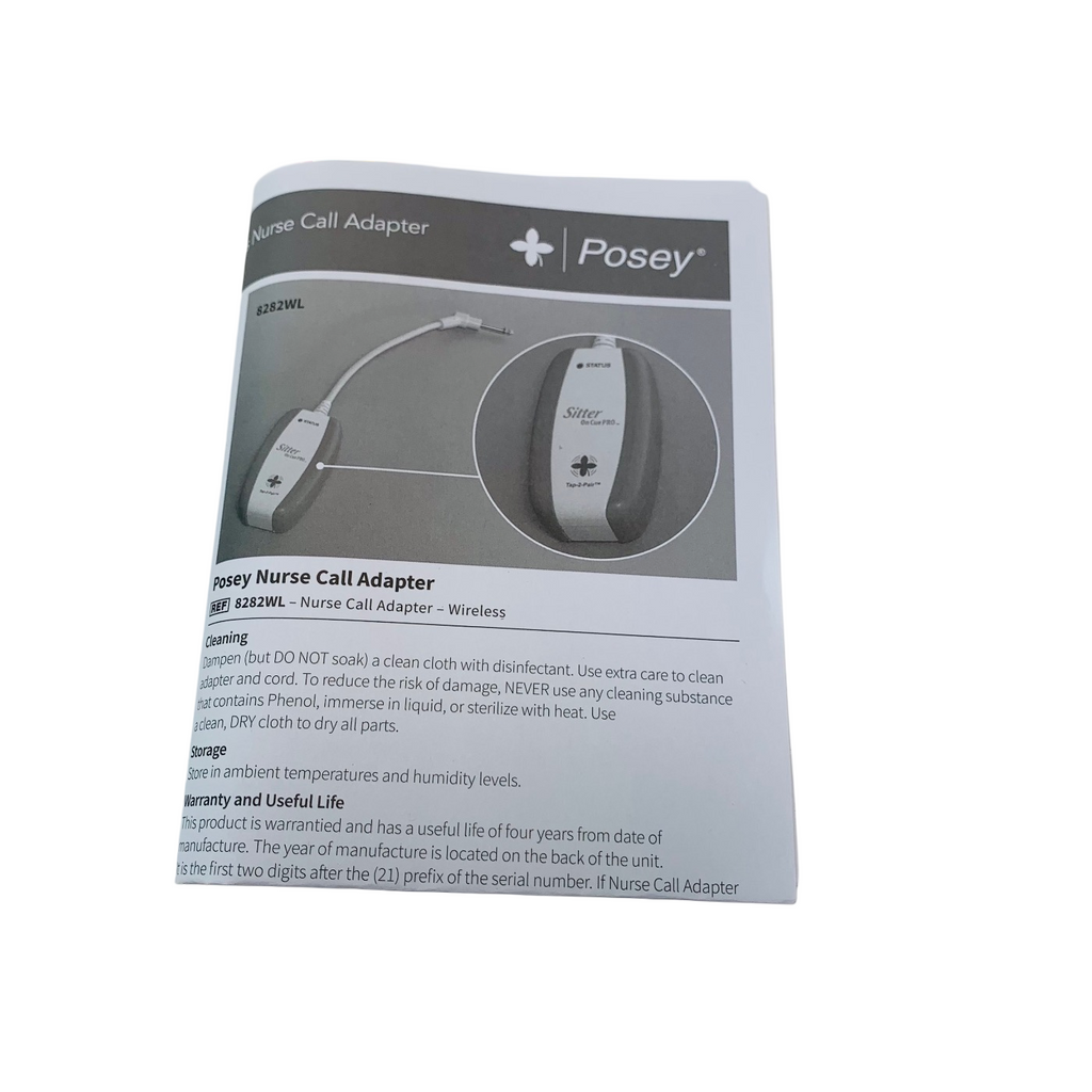 TIDI REF 8282WL, Posey Sitter On Cue PRO Wireless Nurse Call AdapteR