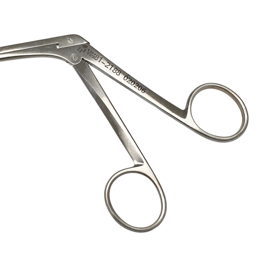 V. Mueller REF VM81-2188, NEURO RONGEUR Curved Tip, 27.5 cm shaft