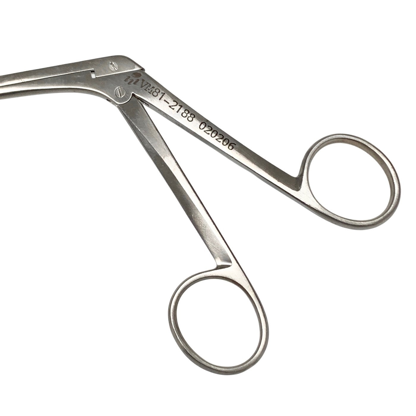V. Mueller REF VM81-2188, NEURO RONGEUR Curved Tip, 27.5 cm shaft