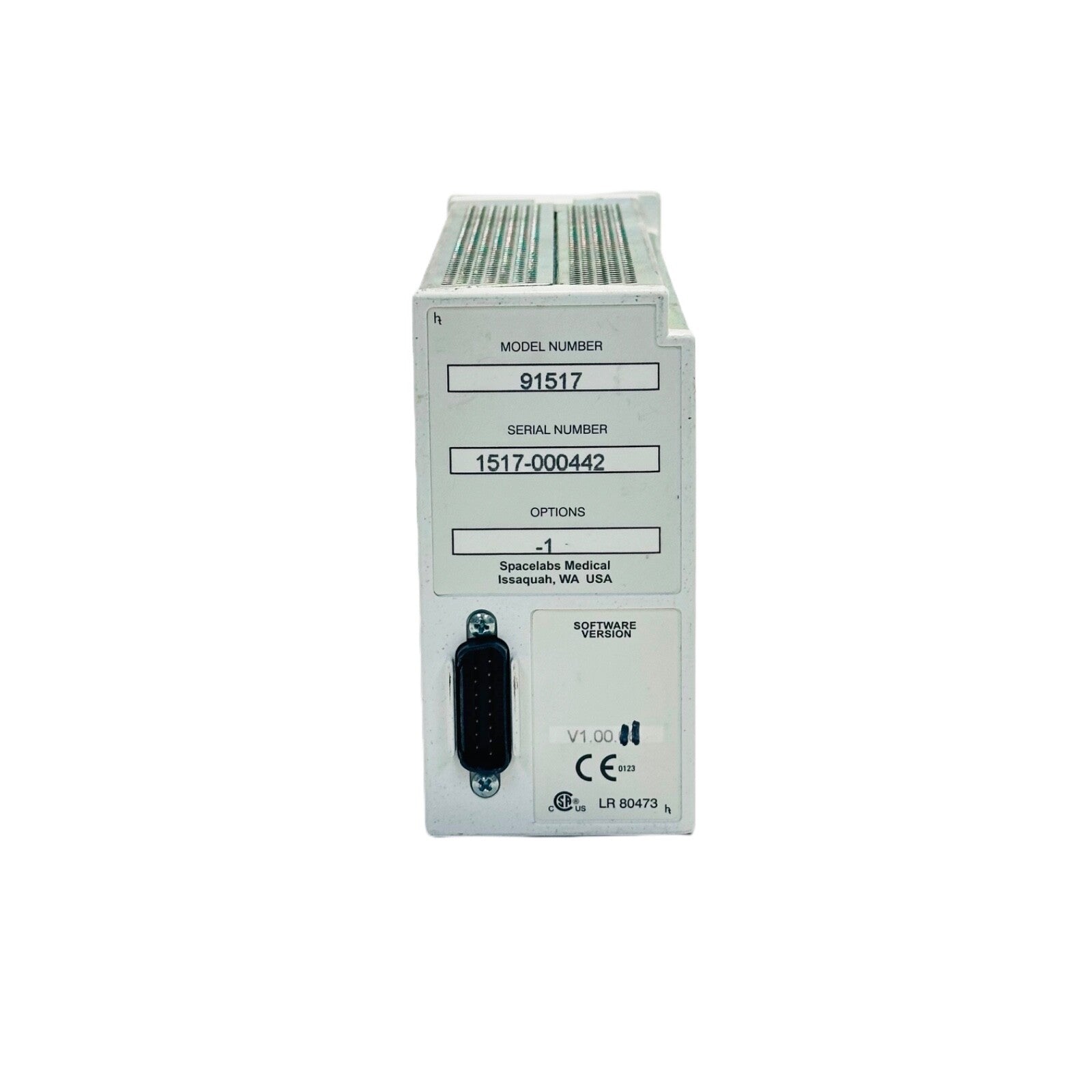 SPACELABS 91517 Capnography module