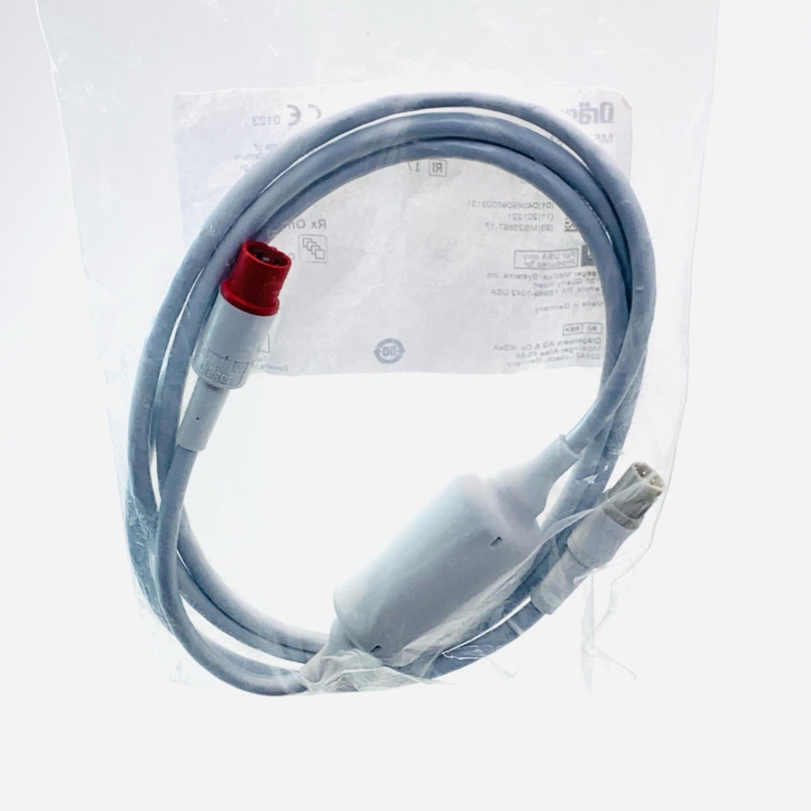 Drager REF MS23897, M540 HEMO CONNECT CABLE, 1.5M