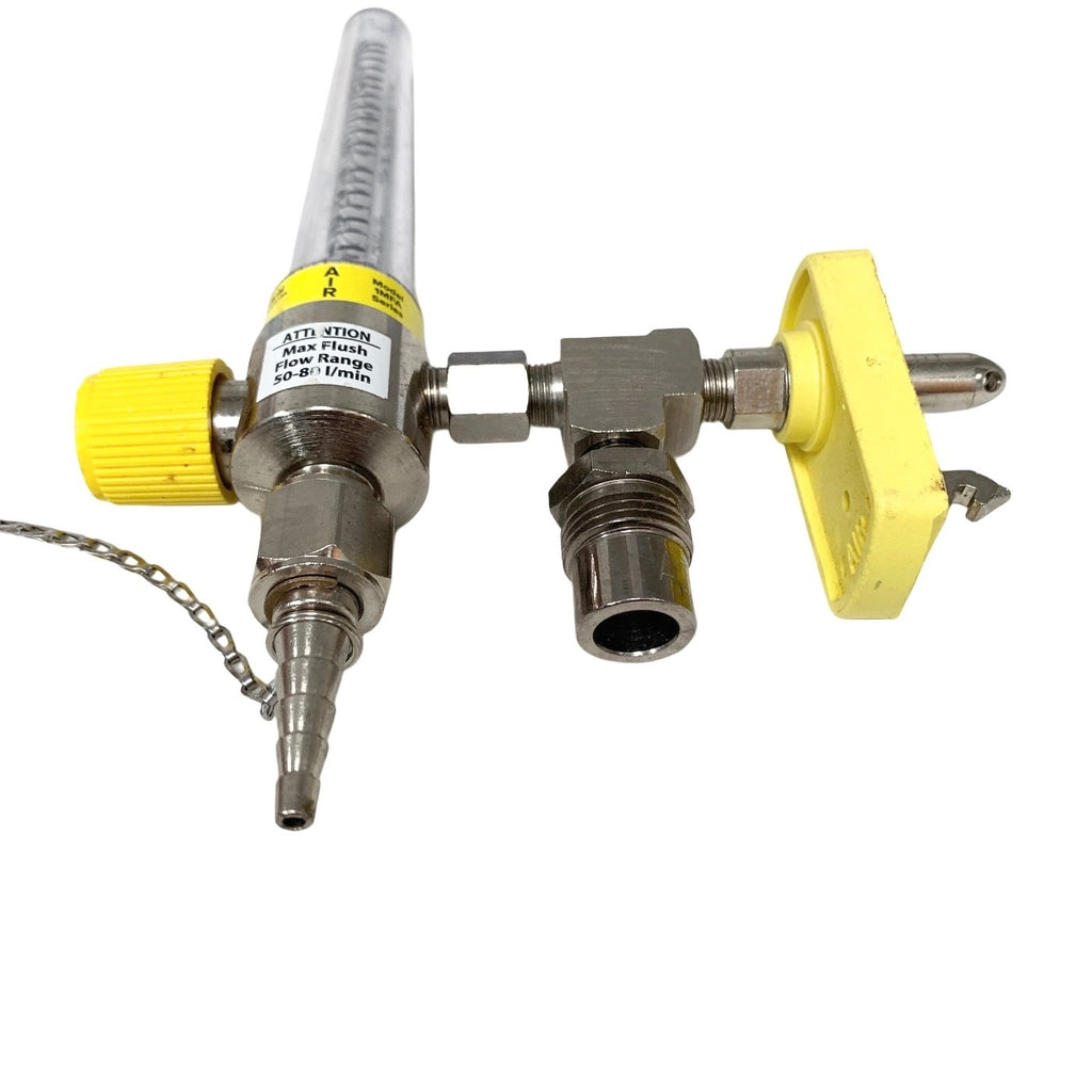 Precision Medical Model 1MFA, AIR Flowmeter, MALE MEDICAL FITTING, 50-80 LPM