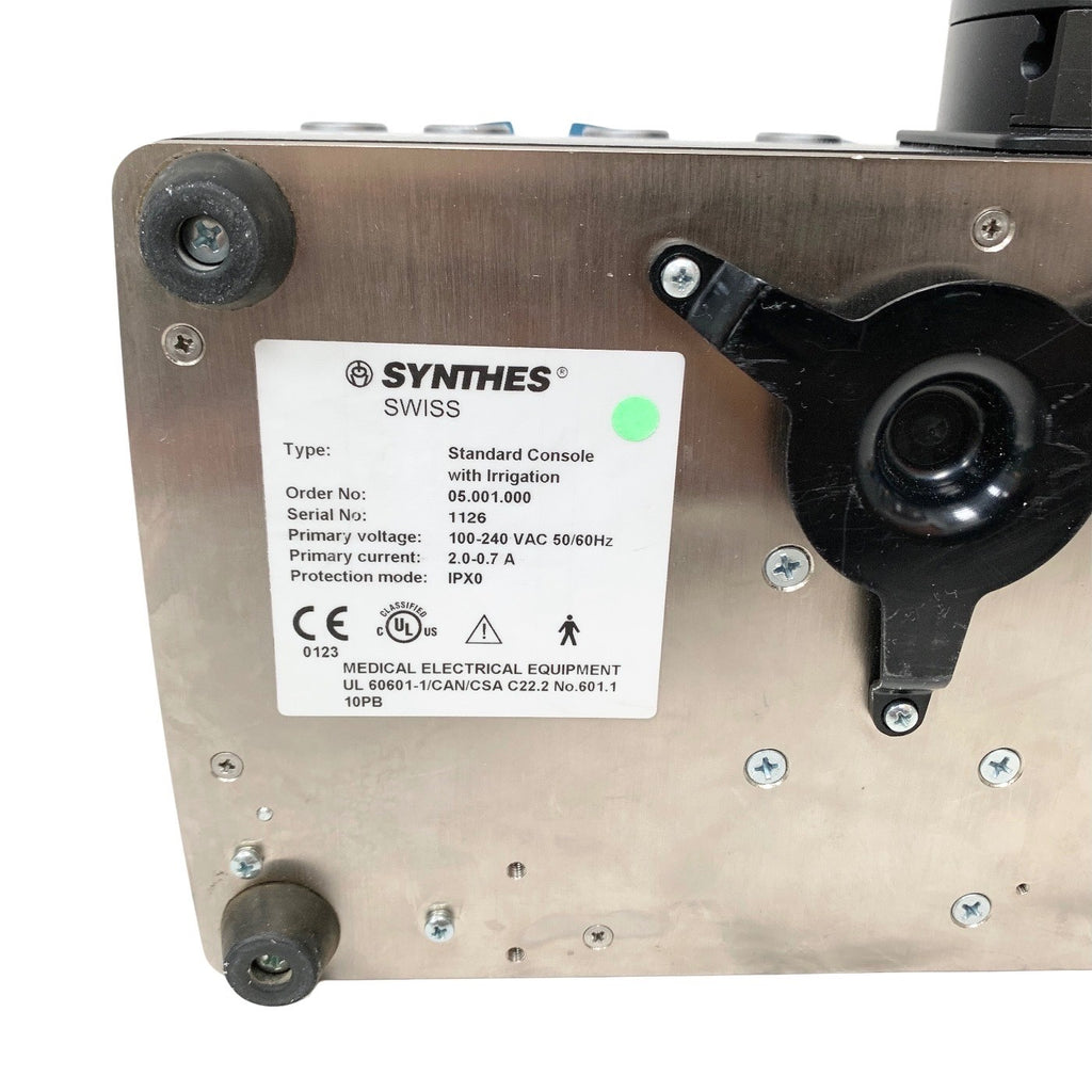 SYN. REF 05.001.000, Standard Console with Irrigation