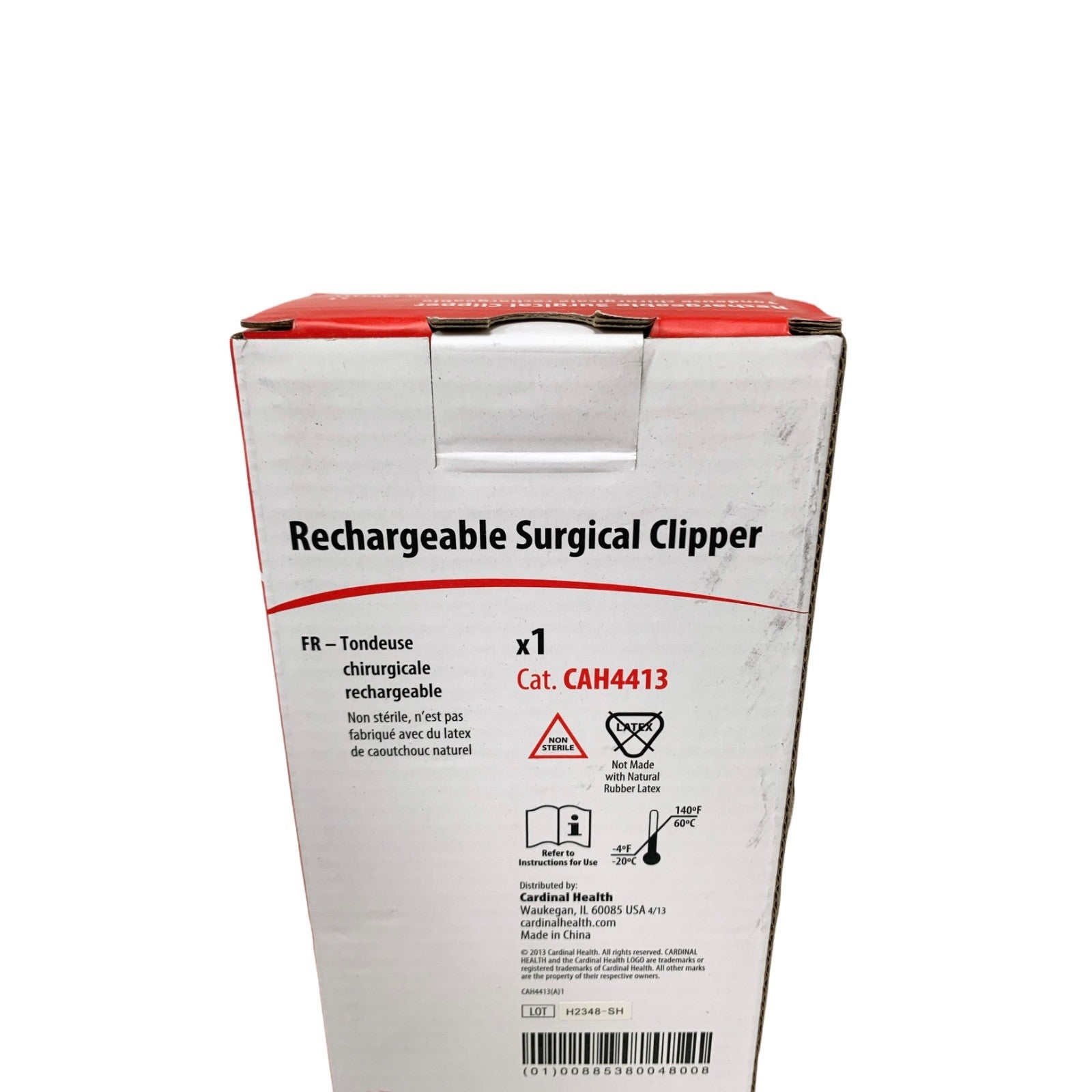 CARDINAL HEALTH REF CAH4413, Rechargeable Surgical Clipper, NEW