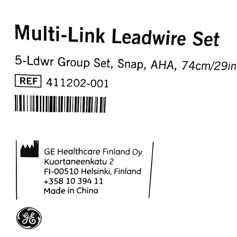 GE REF 411202-001, MULTI-LINK LEADWIRE SET