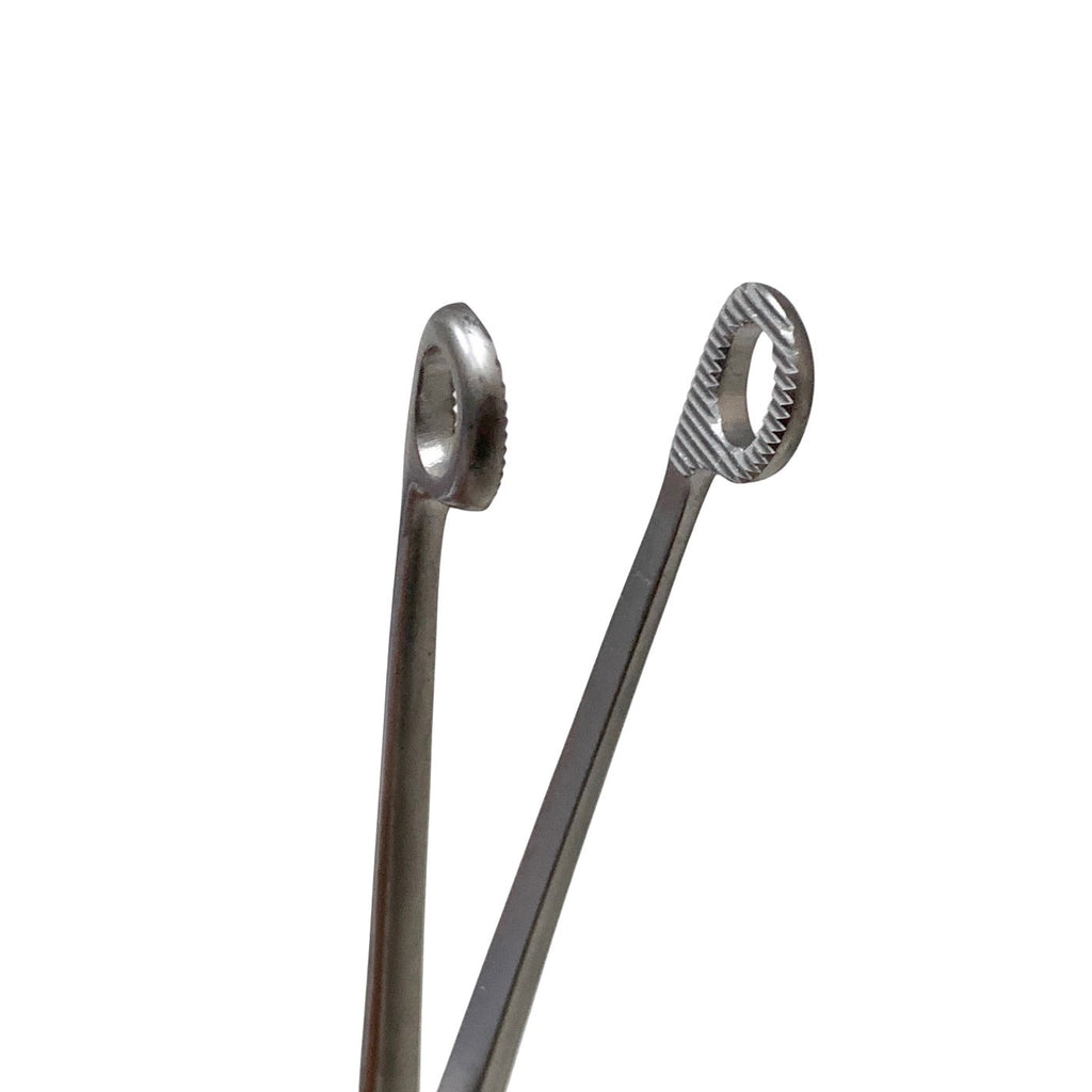 AESCULAP REF AN381R Catheter Introducing Forceps Magill 9-3/4 Inch, Adult Angled