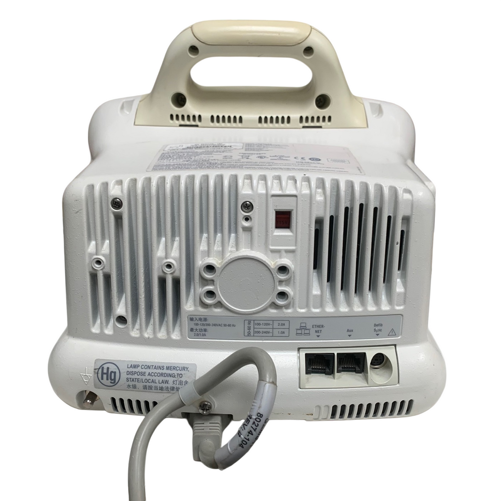 GE DASH 3000 PATIENT MONITOR - ECG, SPO2, NIBP, TEMP - NO BATTERIES OR PRINTER