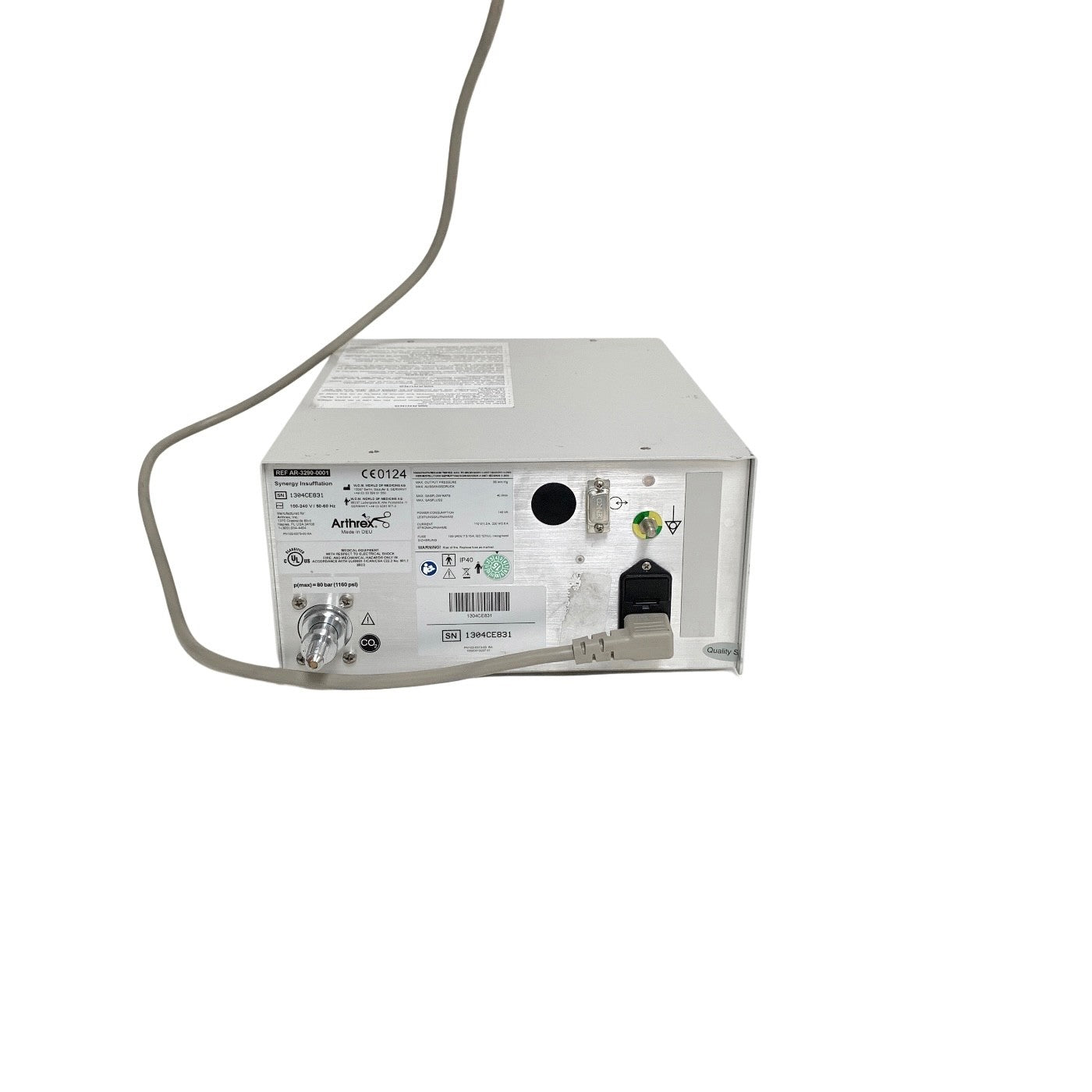 Arthrex REF AR-3290-0001, Synergy Insufflation Insufflator