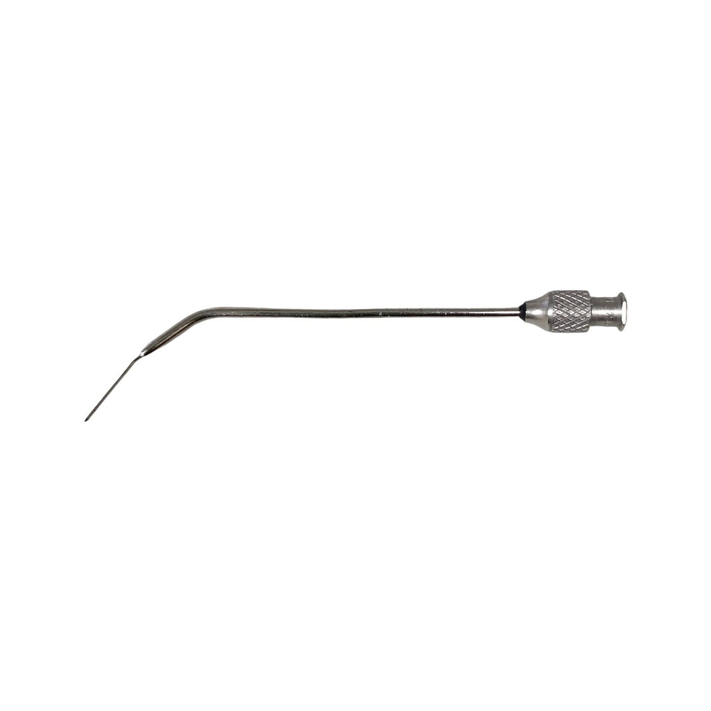 Storz 7574, Curved 23G Surgical Needle 13mm Extension 100mm 3.9" Overall Length