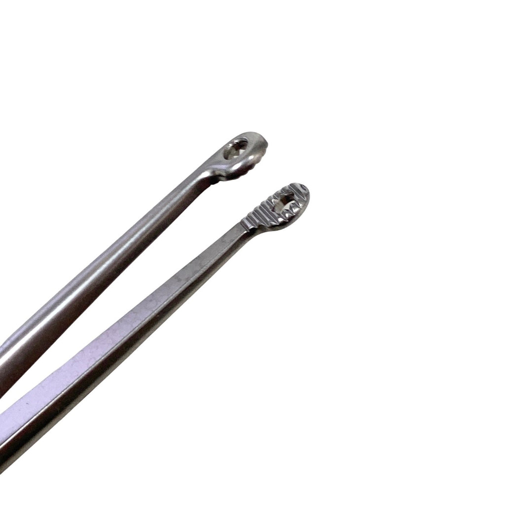 Aesculap Ref AN379R, Tilley Nasal Dressing Forceps 6.25" Bayonet Serrated ENT