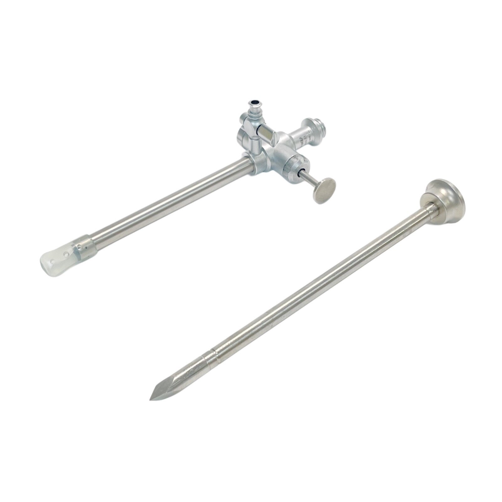 R. WOLF 8932.01 Trocar sleeve, trumpet valve, 8 mm Ø, 105 mm w/ 8932.12 Trocar