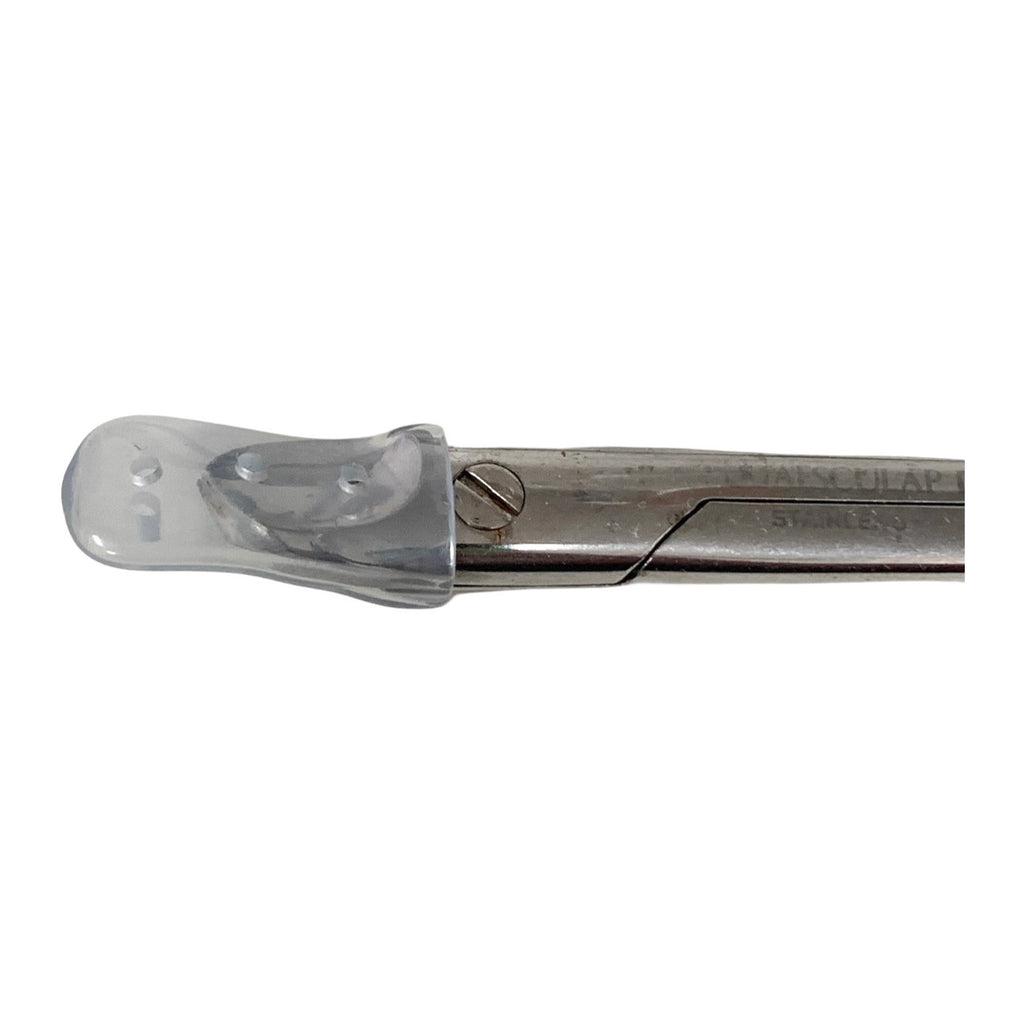 Aesculap DP563R Beebe Crown Scissors Curved Heavy Wire Plate Shears 110mm 4-1/4"