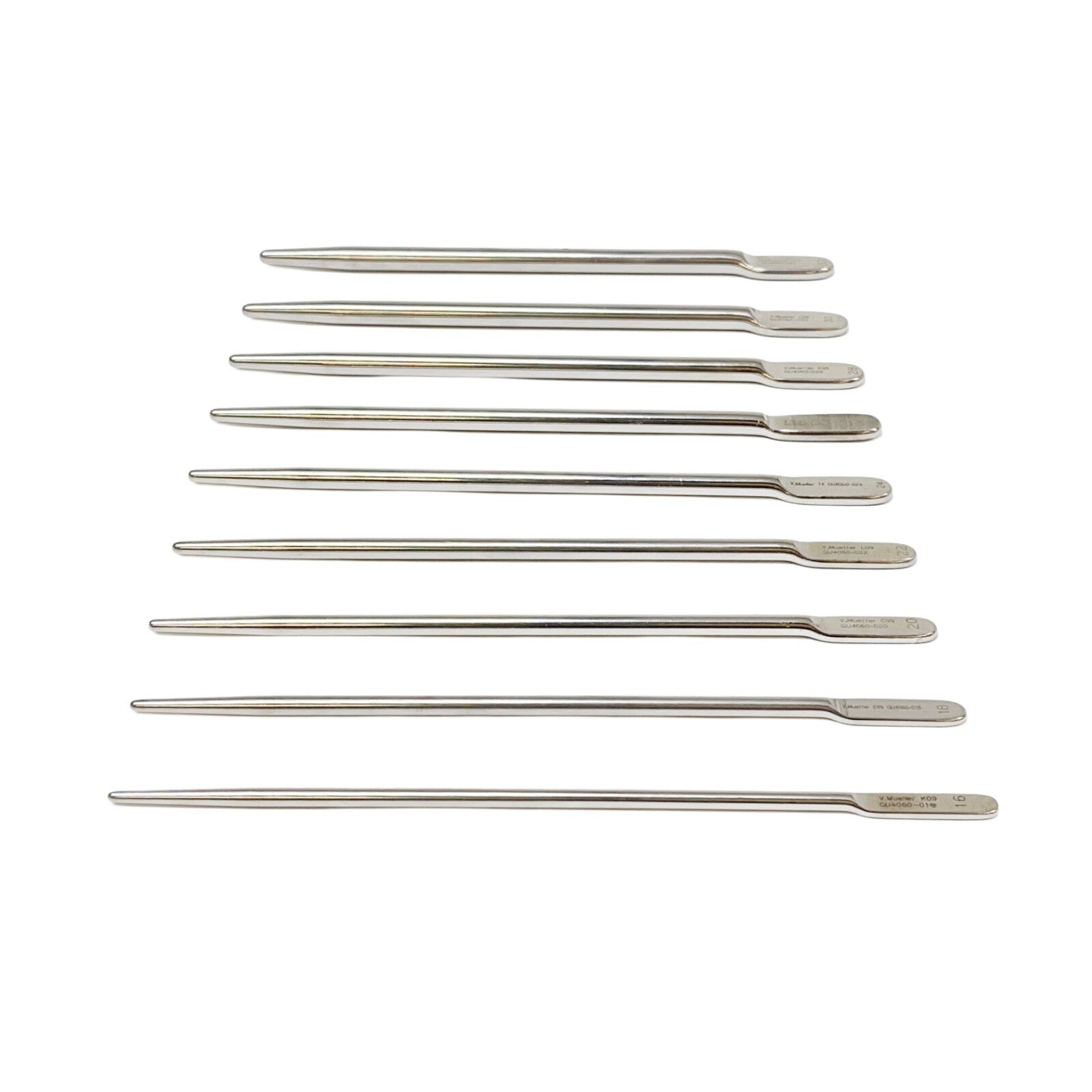 V.Mueller GU4060 Urethral SOUND, VAN BUREN JEWETT 16-32 FR 9 1/2" (QTY-9)