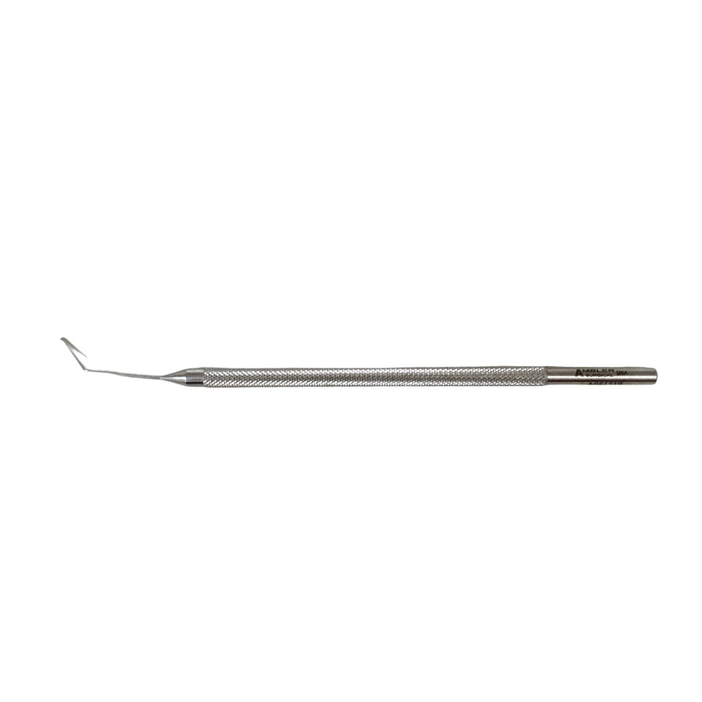 Ambler Surgical 5229E Graether Iris Manipulator Angled 10mm Tip Eye Instrument