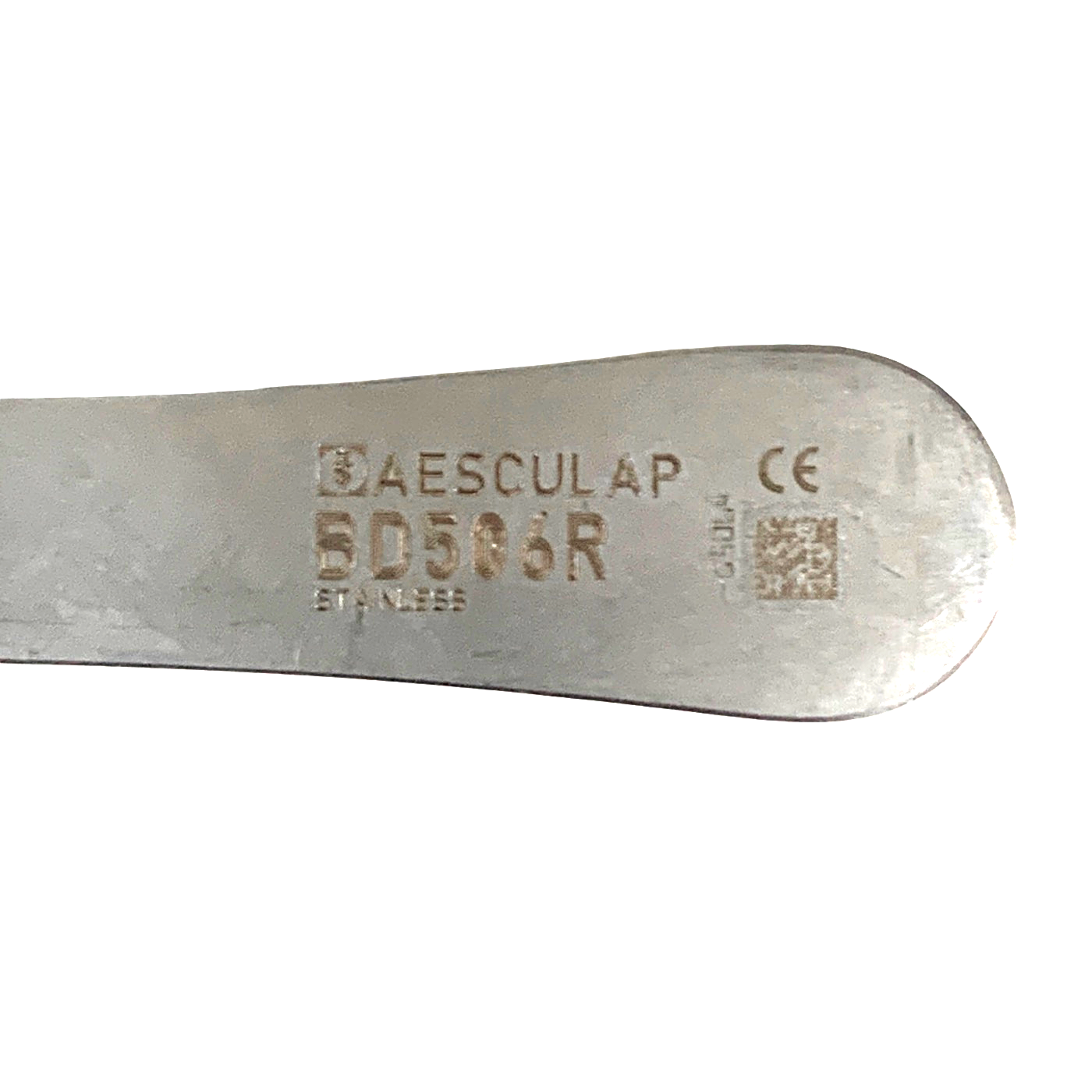 AESCULAP BD508R  4 3/4 INCH DELICATE STRAIGHT ADSONS FORCEPS. 1X2 TEETH