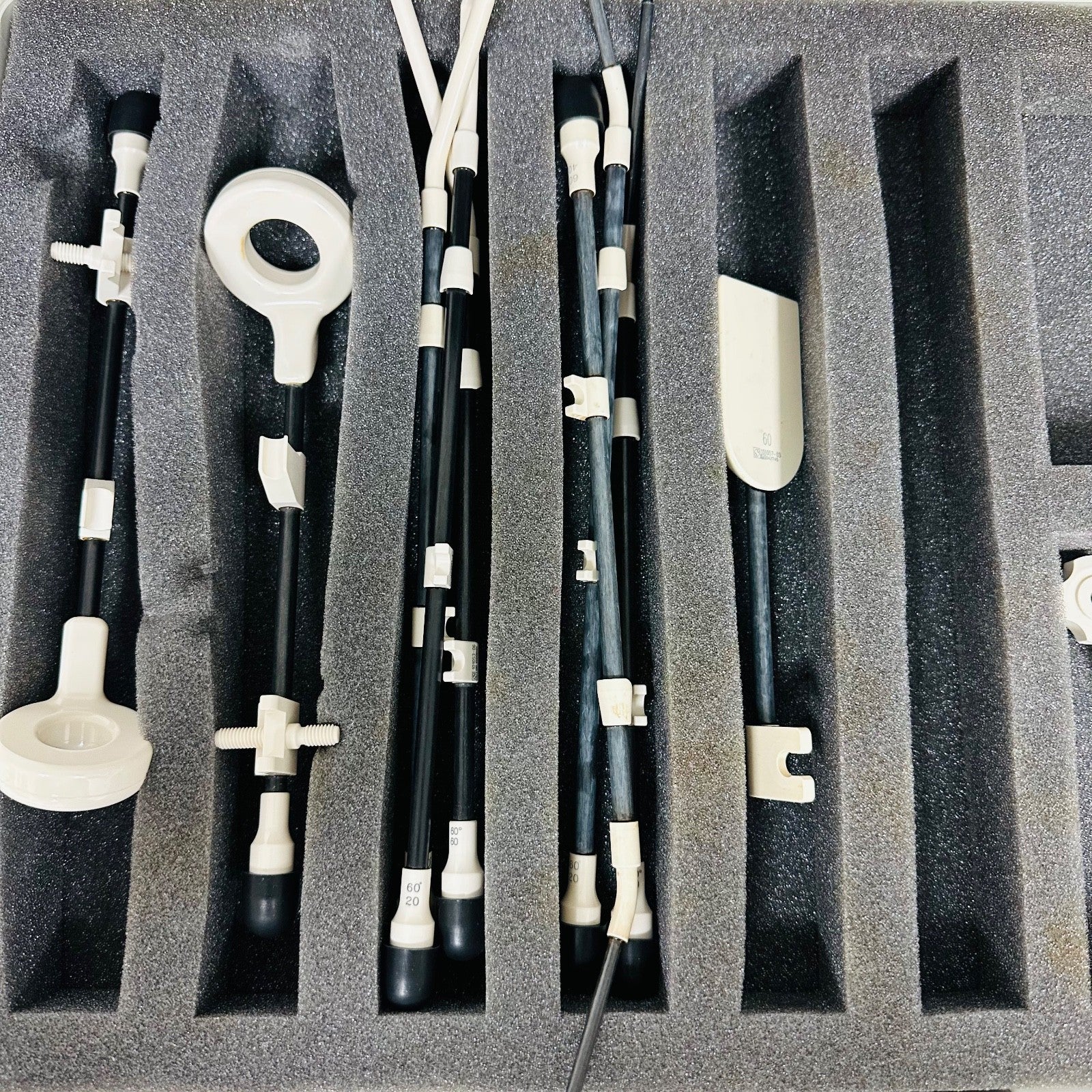 Nucletron / Elekta 101062 Ring CT/MR applicator set, 6 mm, 60º Instruments As Is