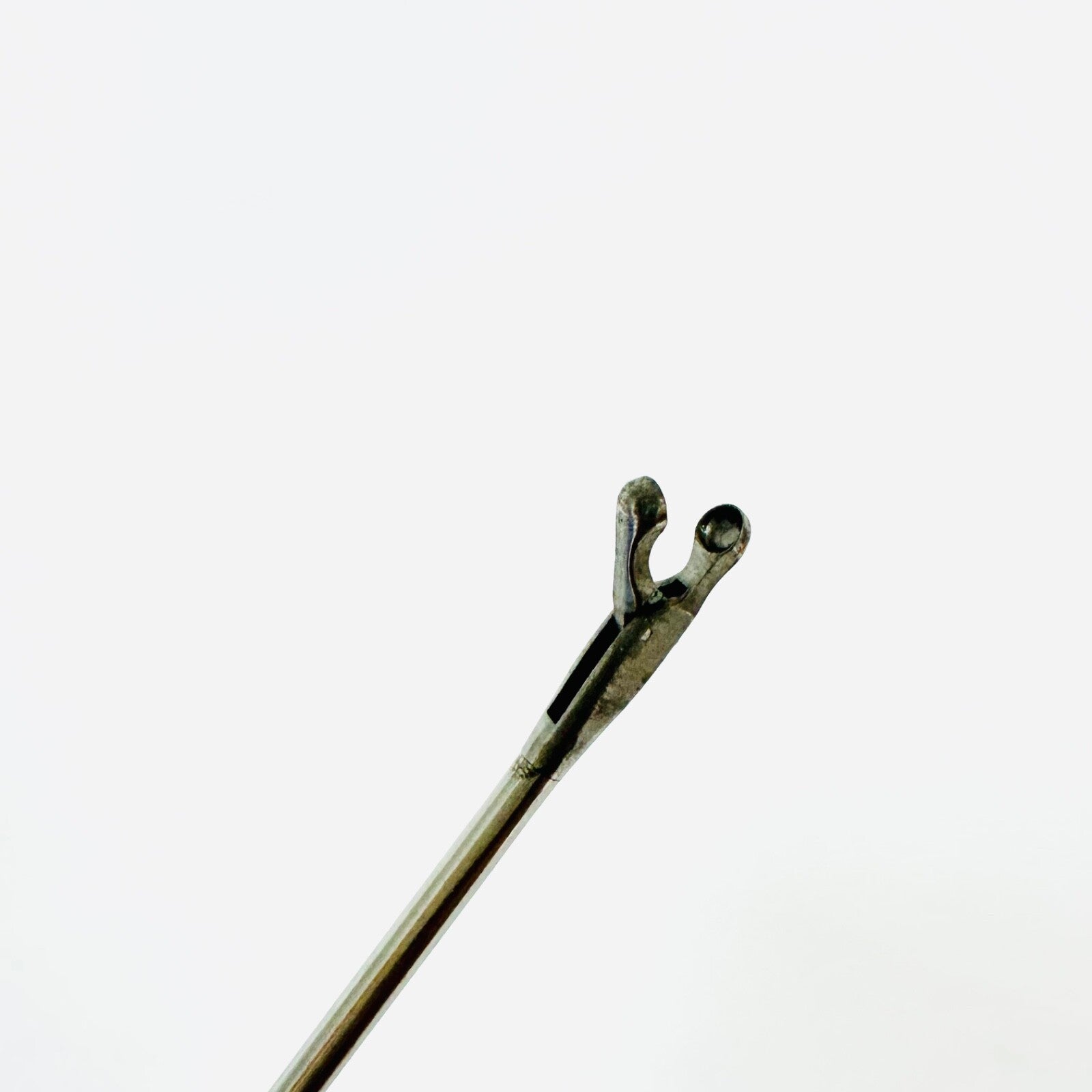 V. Mueller BE2825 Microlaryngeal Grasping Forceps Straight JACKO CUP 9-1/2 In