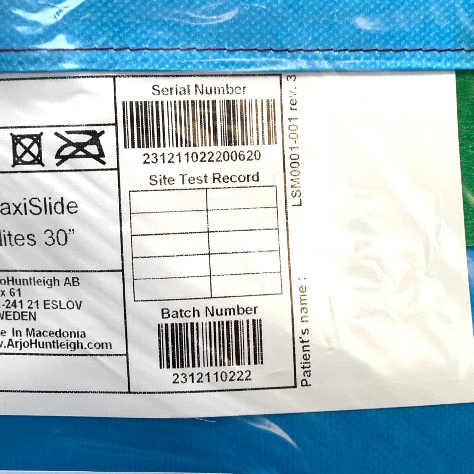 ArjoHuntleigh REF NPA0500, MAXISLIDE FLITES 30"