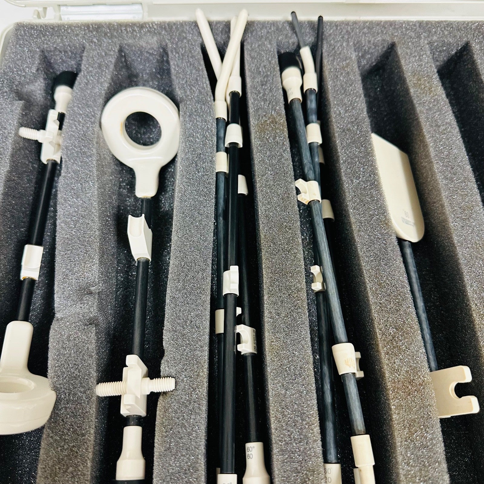 Nucletron / Elekta 101062 Ring CT/MR applicator set, 6 mm, 60º Instruments As Is