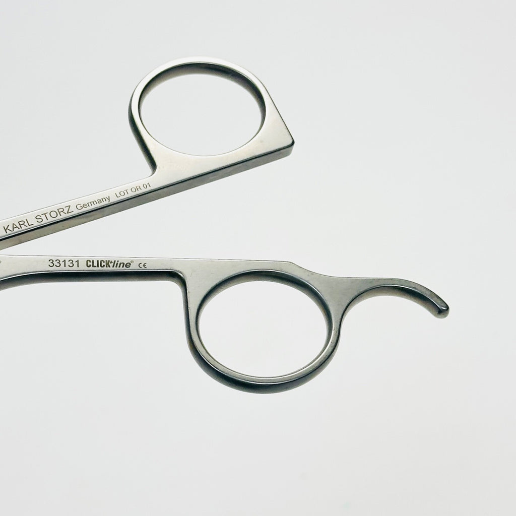 K STORZ 34310DZ CLICKLINE Forceps Insert W/ 33300 & 33121 CLICKLINE HANDLE