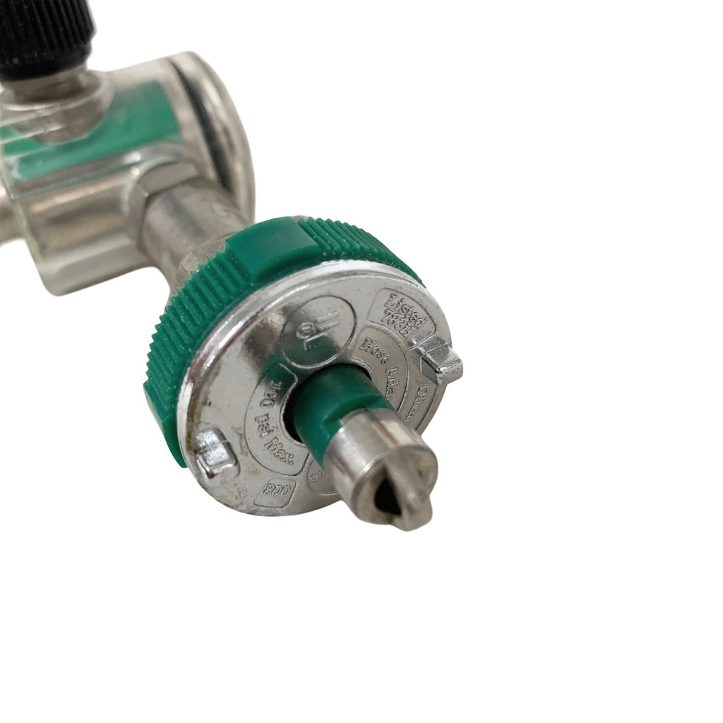 BOC Style Medical Oxygen Flowmeter 0-15 LPM Male Quick Connect O2 Thorpe