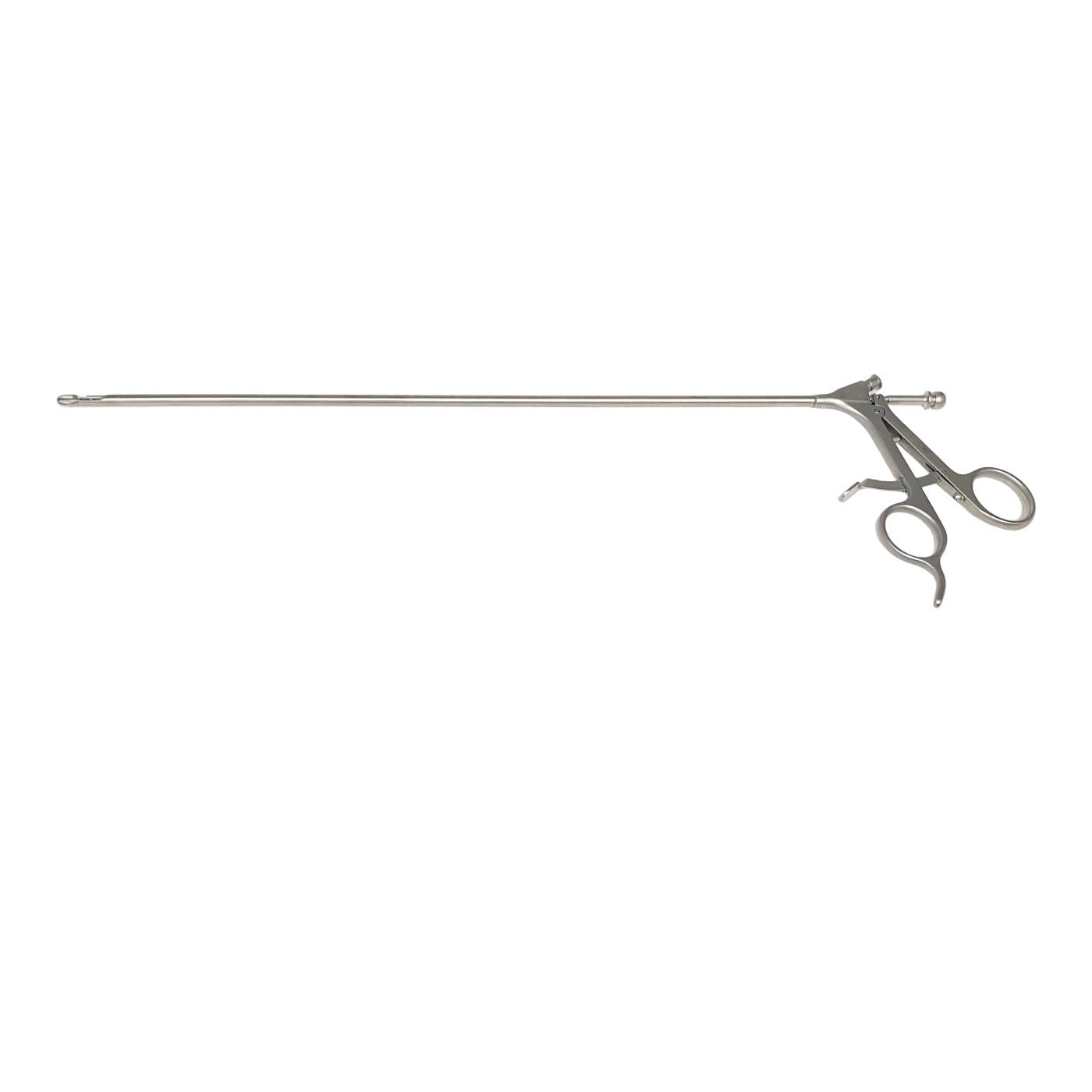 Aesculap Ref PL100R, Cholangiography Clamp Straight 5mm 17-3/8"