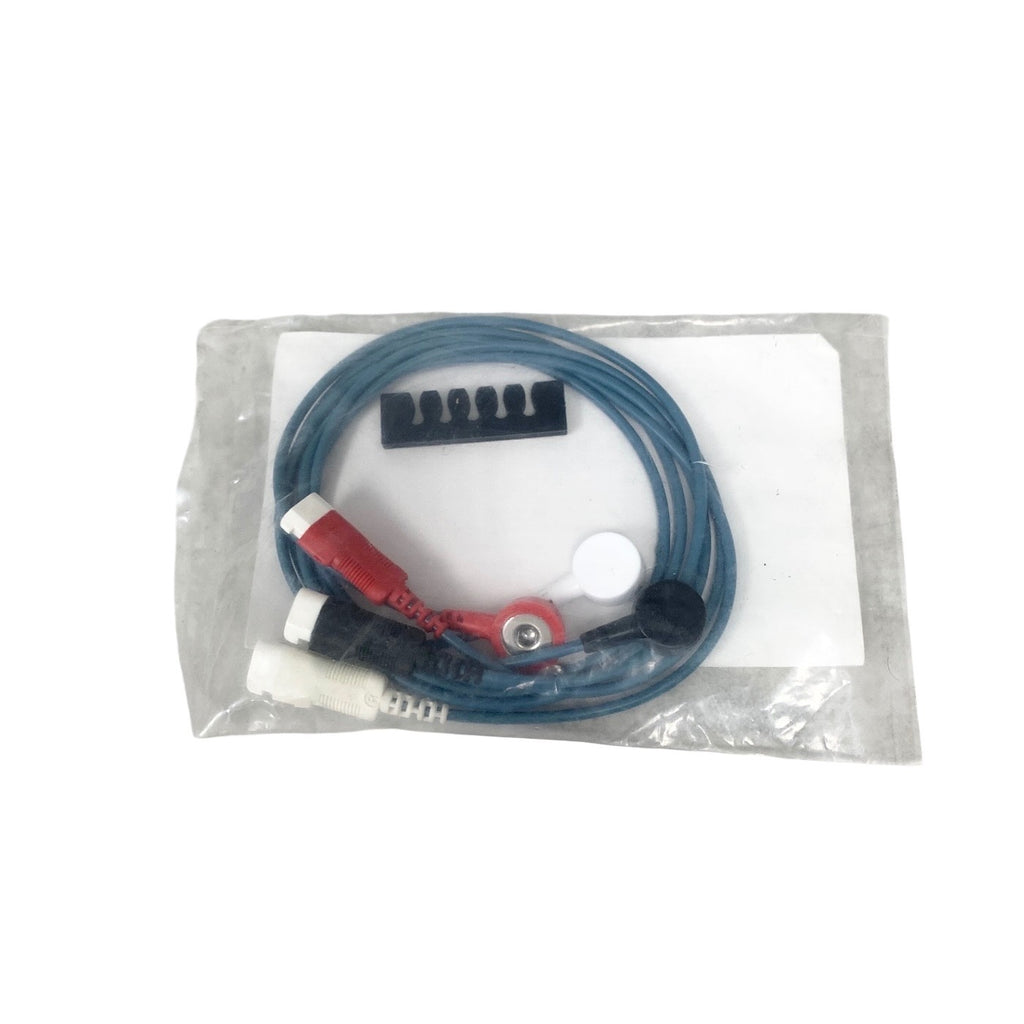 CONMED DA24-0311 ECG Leadwires 3-Lead Set 24" Shielded Snap Connector Medical