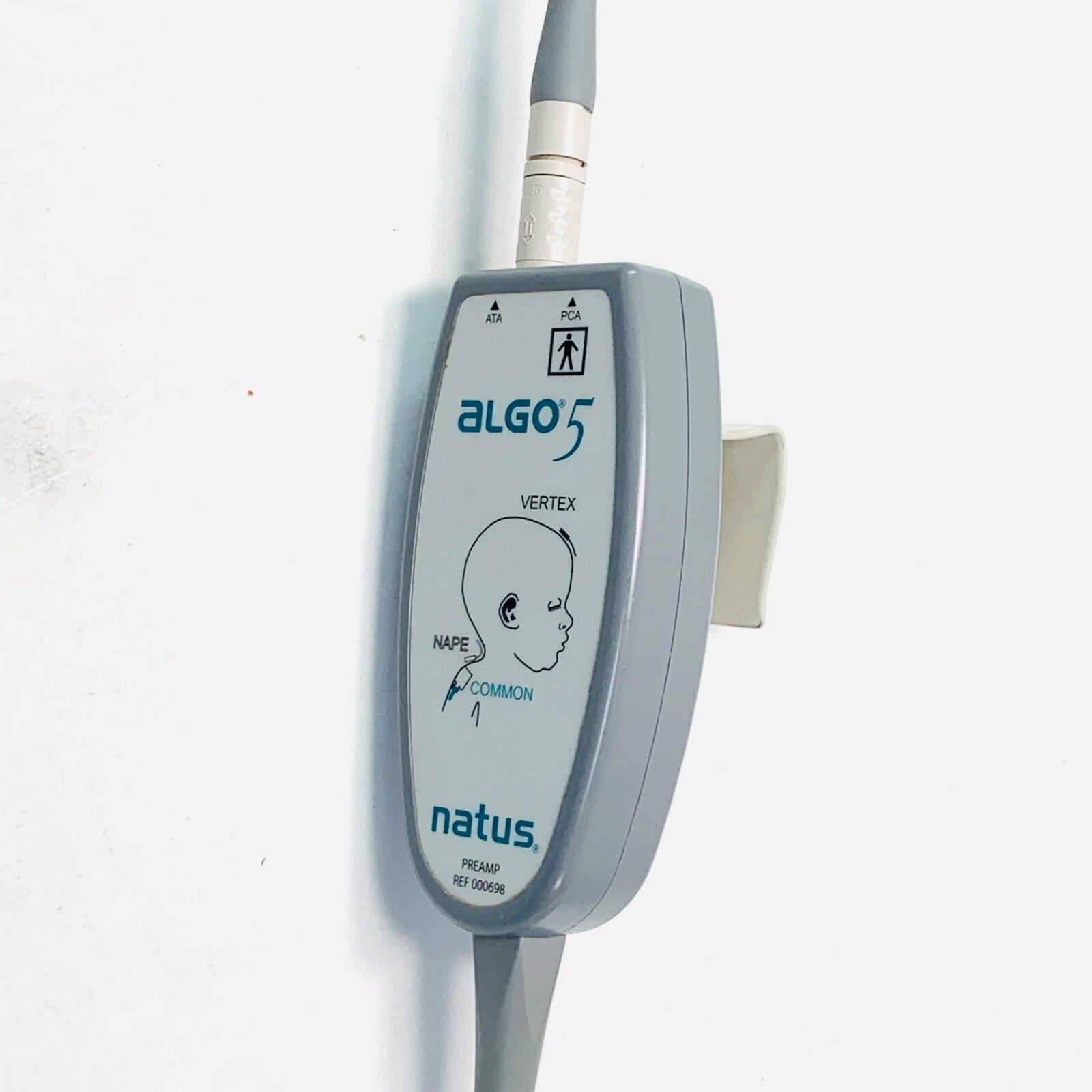 Natus ALGO 5 Ref 000698, 000619, Hearing Screener Preamp w/ Pre-Amp Cable