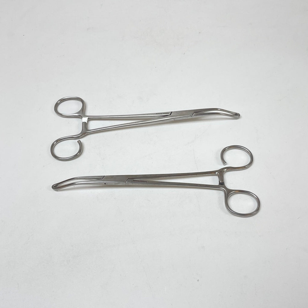 BOSS SURGICAL 95-2005 Allis Coakley Tonsil Forceps slight curve( LOT OF 2 )