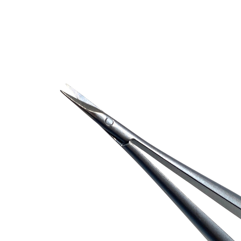 Codman 80-1721 Rhoton Titanium Micro Scissors Curved 7" Neurosurgery Instrument