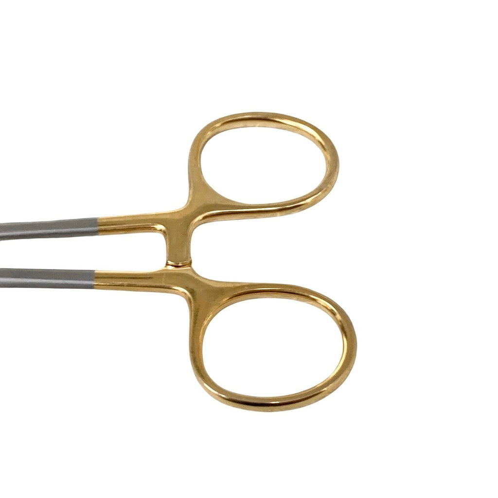 Aesculap BM067US Hegar Needle Holder 7" Tungsten Carbide Gold Handle German Stee