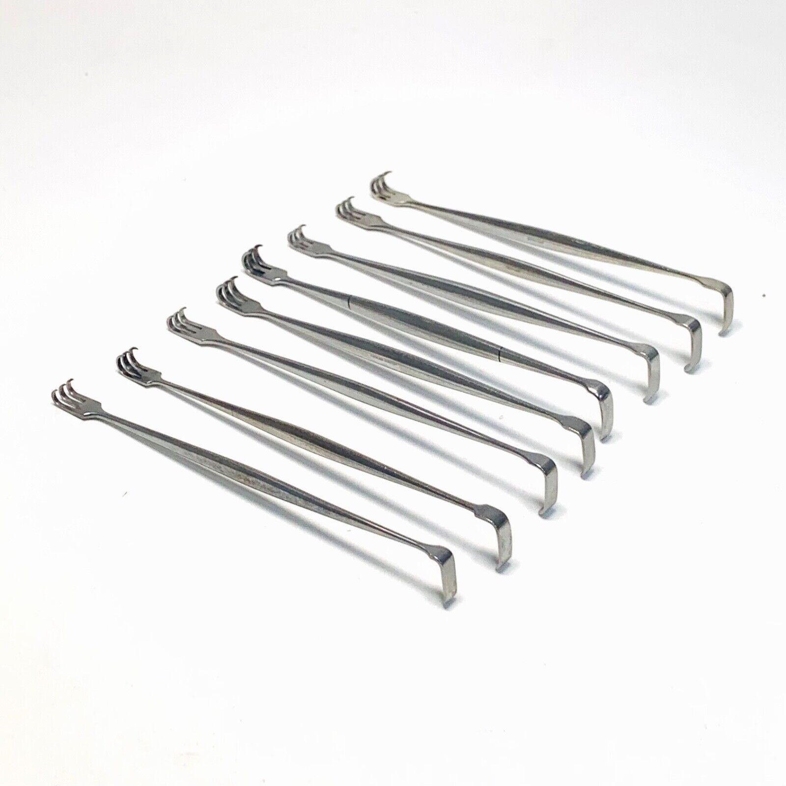 LOT OF 8 SURGICAL SENN RETRACTOR DOUBLE ENDED
