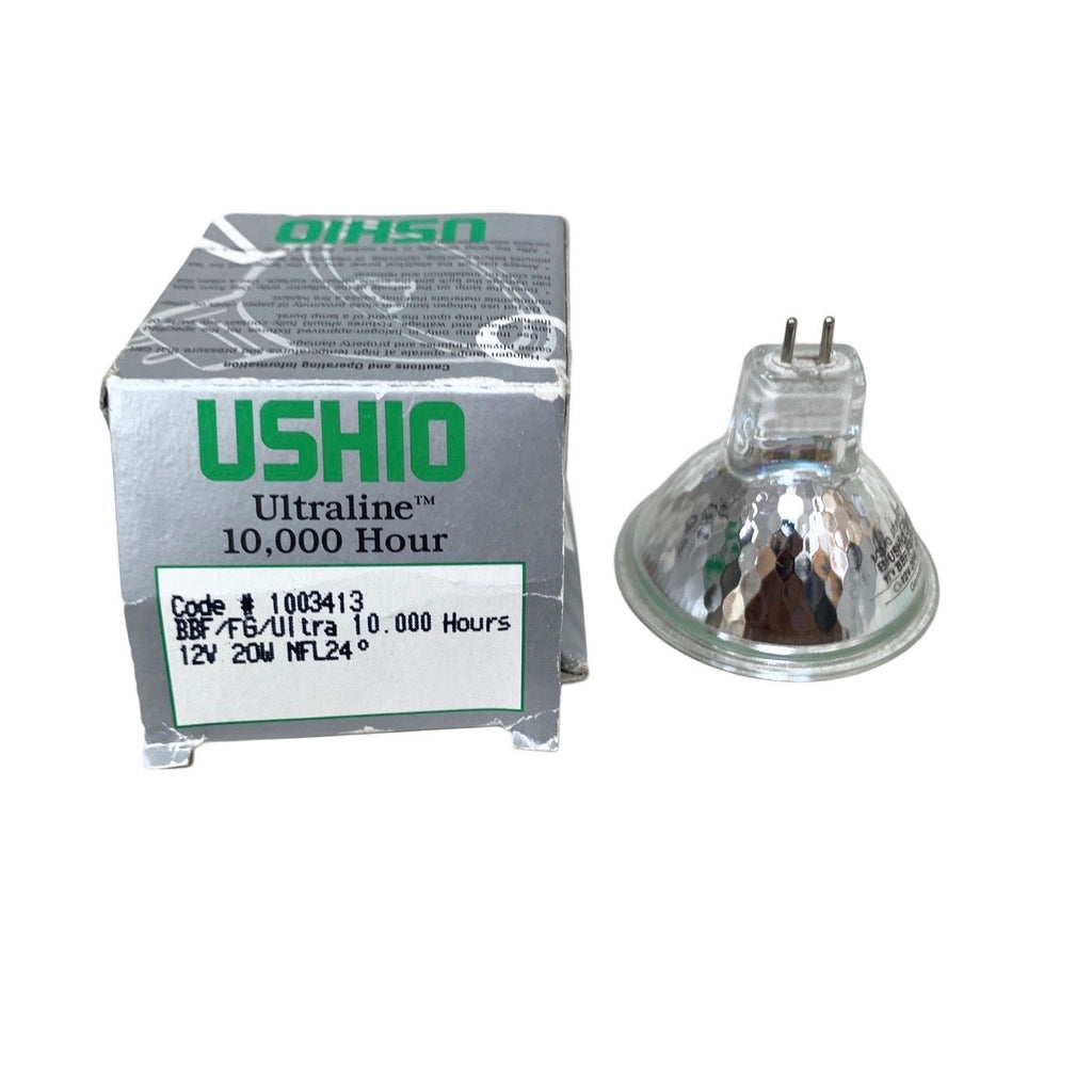Ushio 1003413 Ultraline 10,000 Hour MR16 12V 20W NFL24 Halogen Bulb BBF/FG/ULTRA