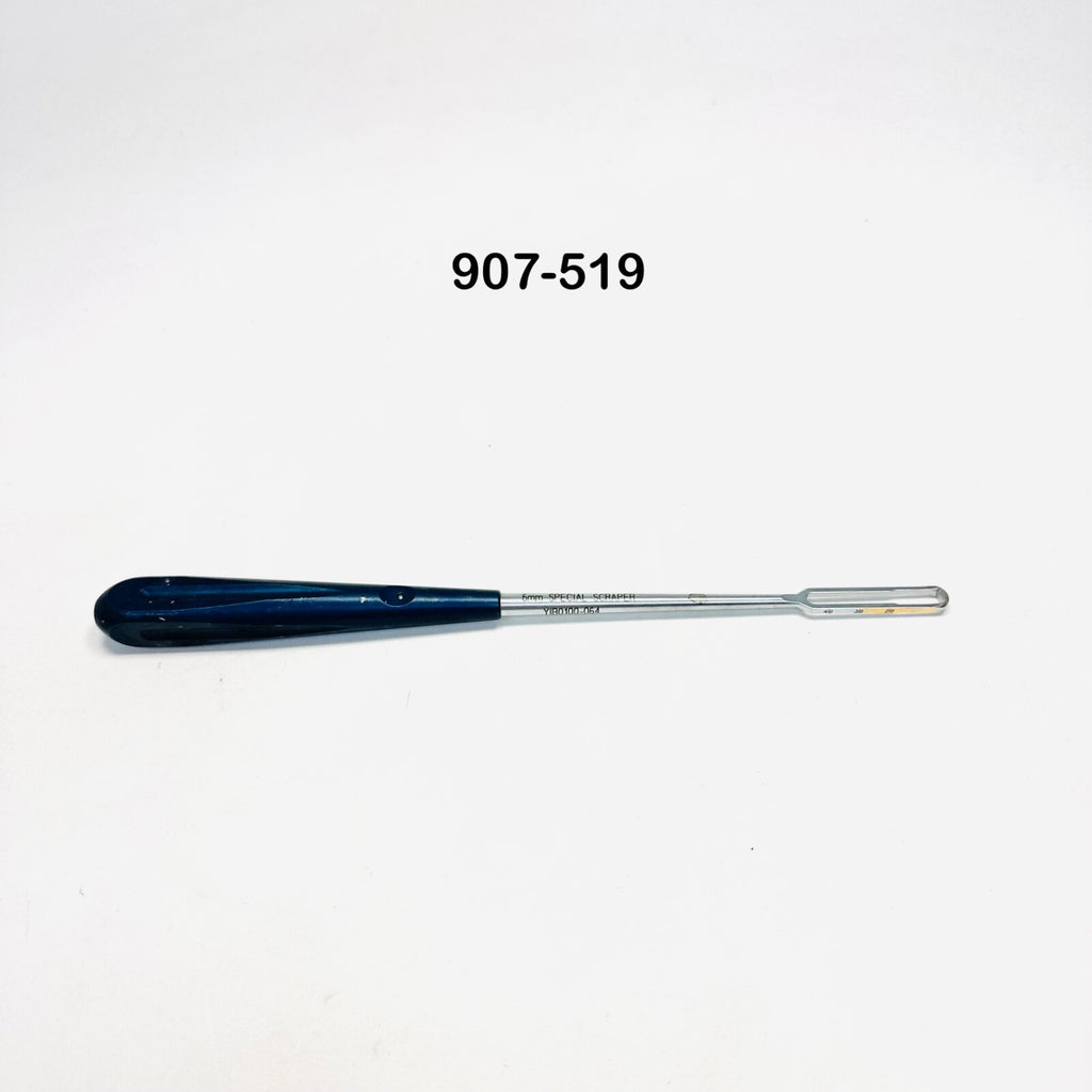 Medtronic 907-519 Tan round Scraper Medium 6mm Instrument