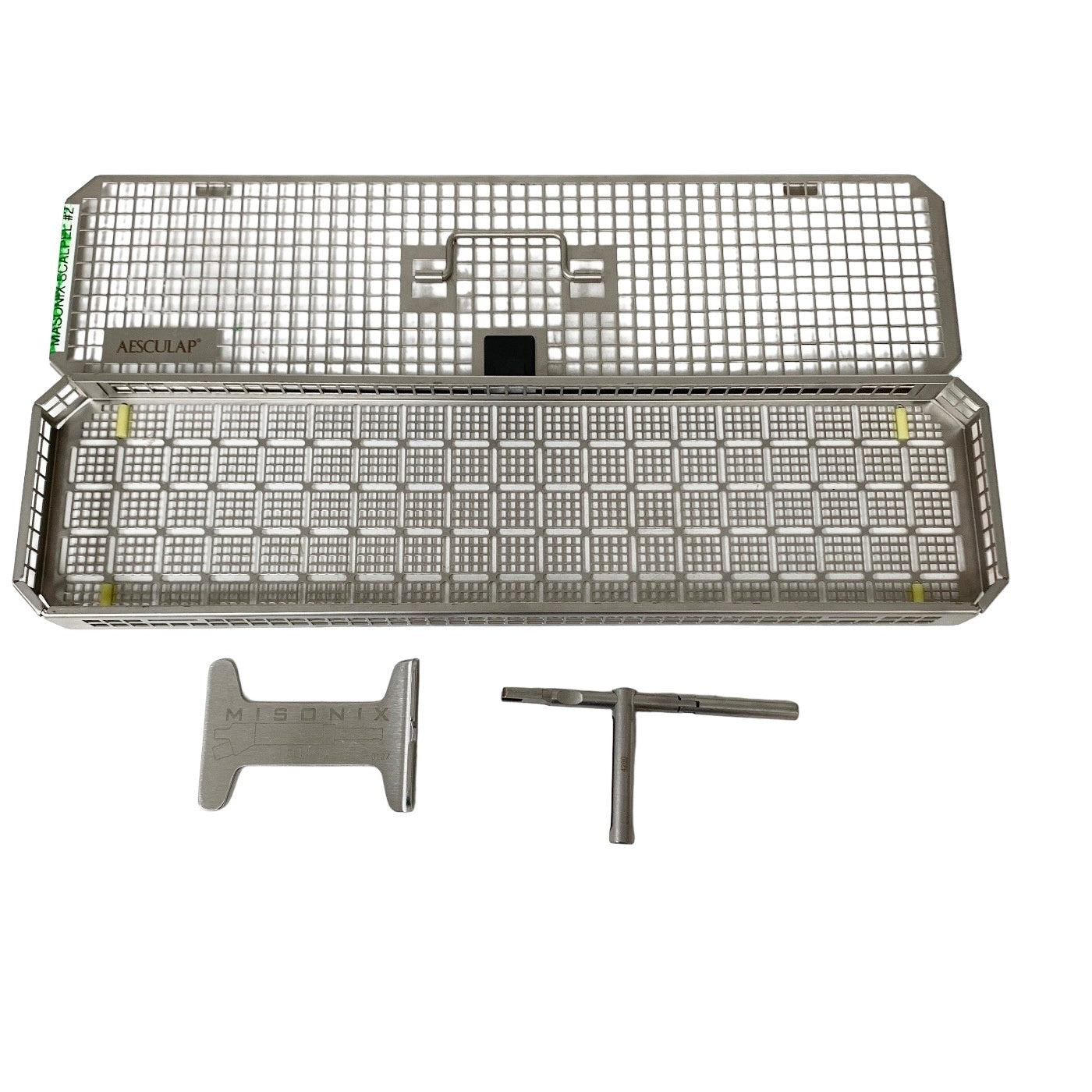MISONIX REF BCM-2W, Blade T-wrench w/BCM-CW NeXus Counter WRENCH & AESCULAP CASE