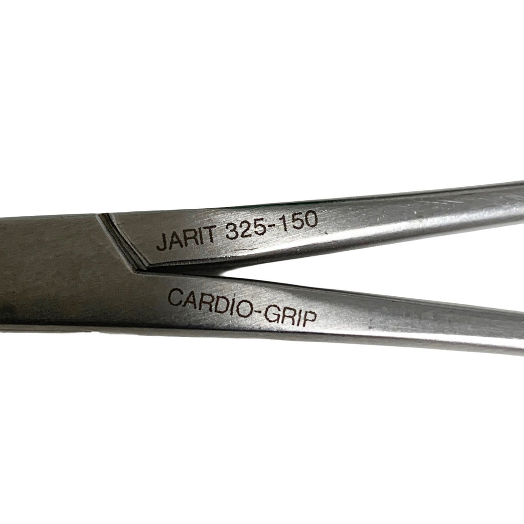 JARIT 325-150. Doyen Intestinal Clamp. Cardio-Grip 3-7/8", Straight, 9-1/2"