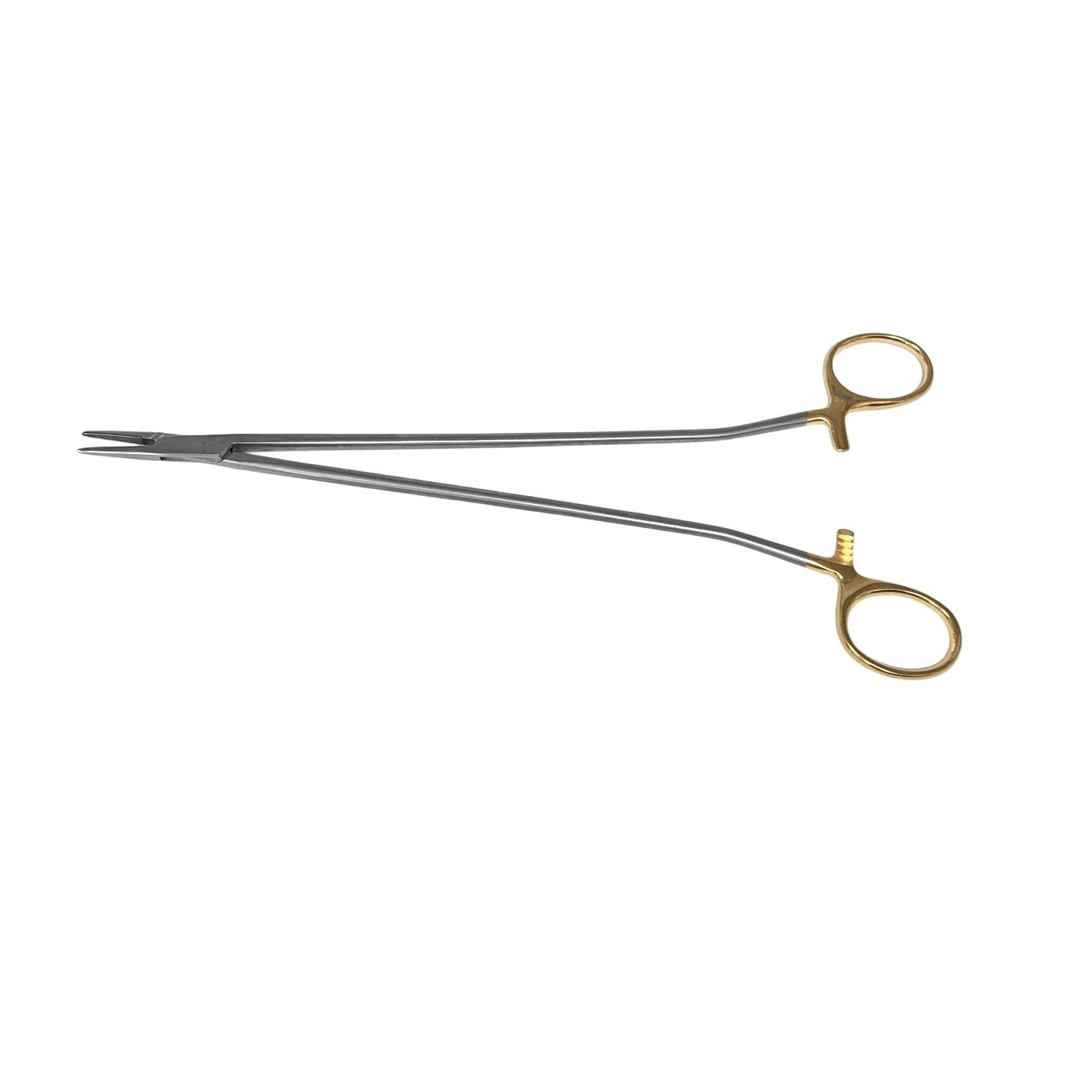 Aesculap BM023R Crile-Wood Needle Holder Gold Handle Tungsten Carbide 6" Surgery