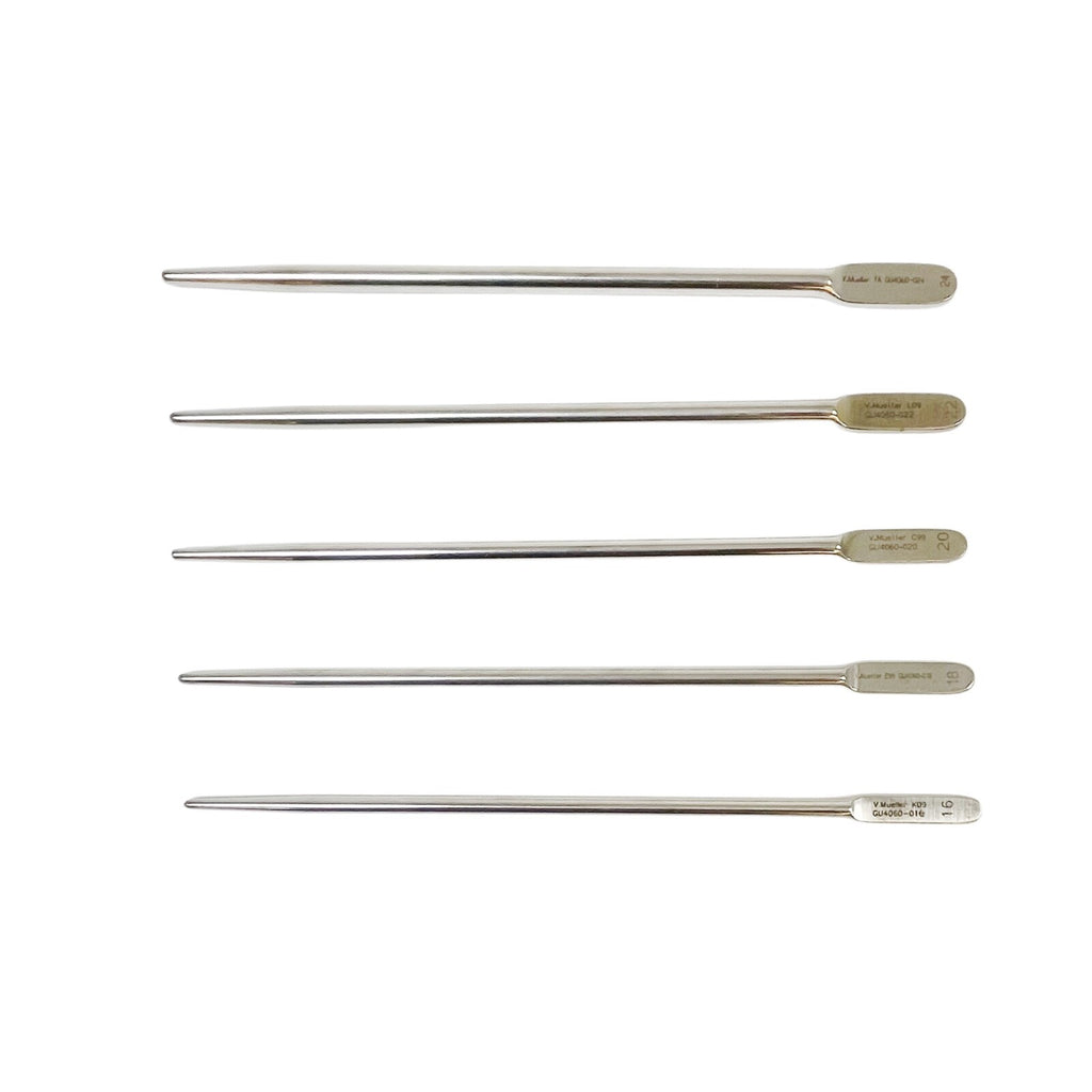 V.Mueller GU4060 Urethral SOUND, VAN BUREN JEWETT 16-32 FR 9 1/2" (QTY-9)