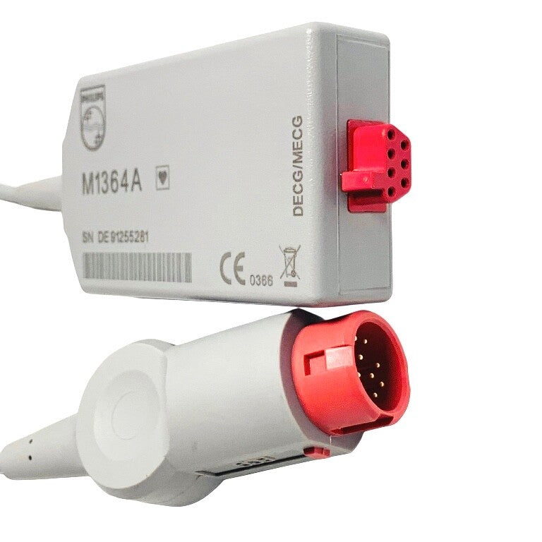 PHILIPS REF M1364A, Fetal ECG Monitor DECG/MECG Cable