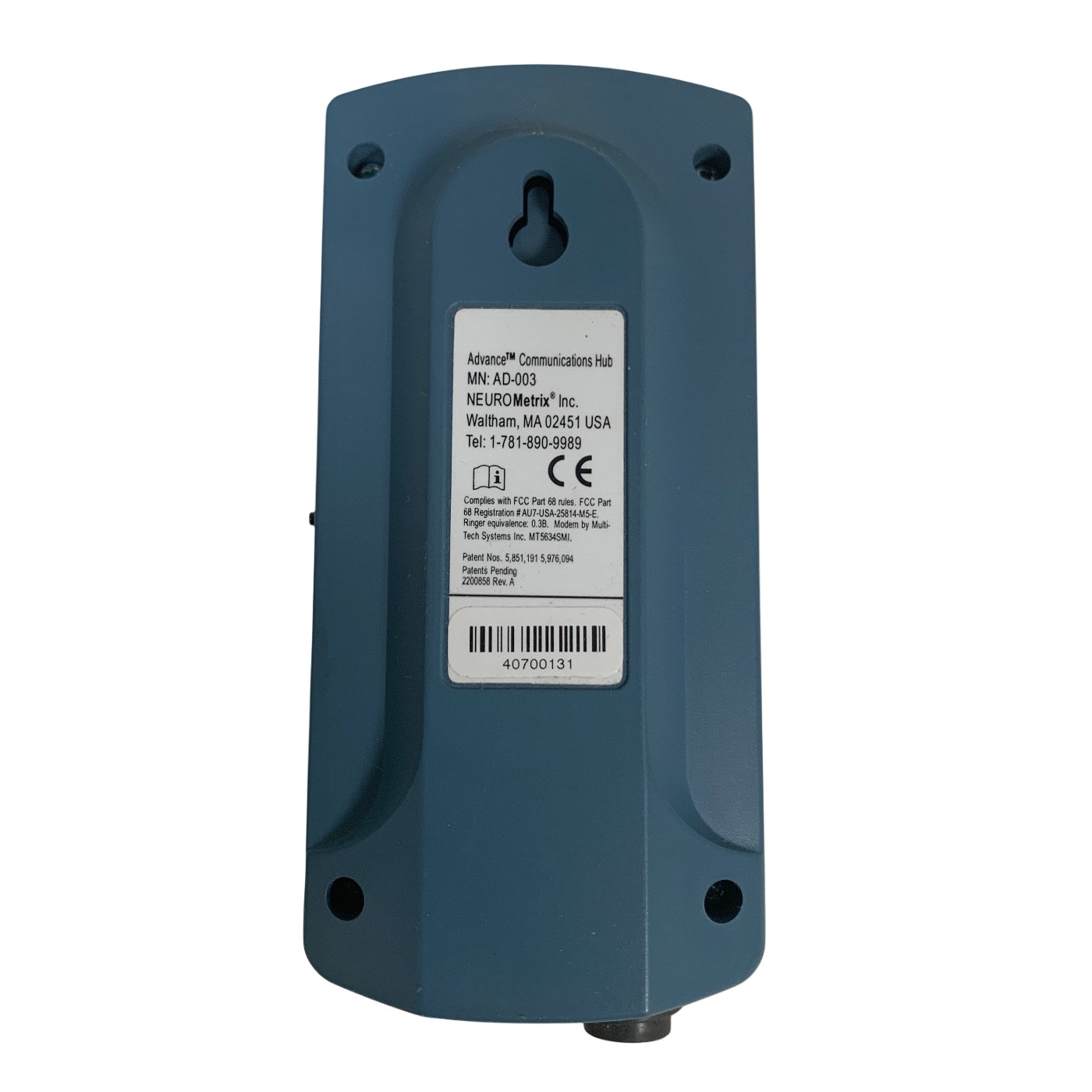 NeuroMetrix AD-030 Advance NCS/EMG device with Communication Hub AD-003
