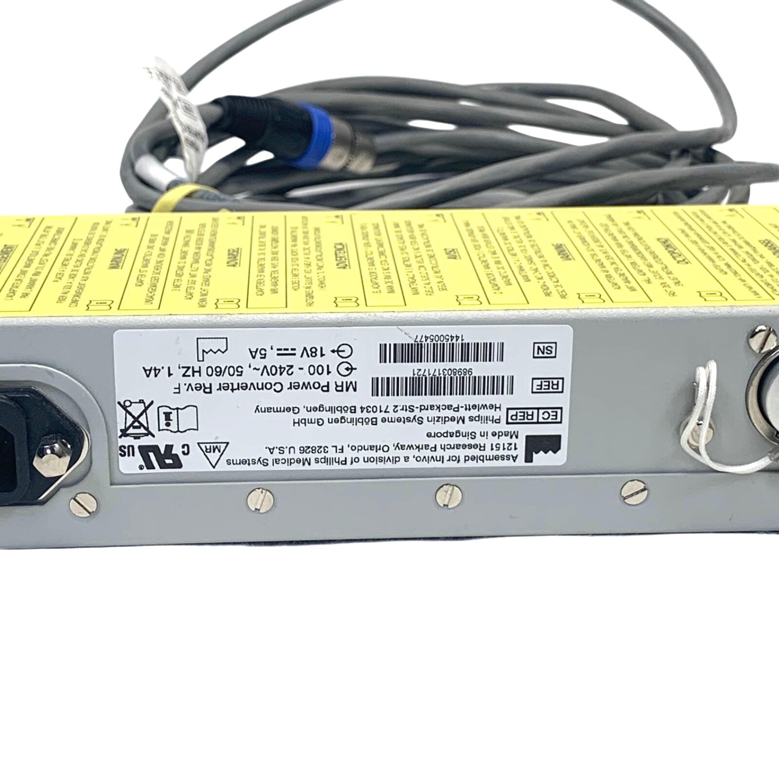 Philips REF 989803171721, MR Power Converter w/ Cable