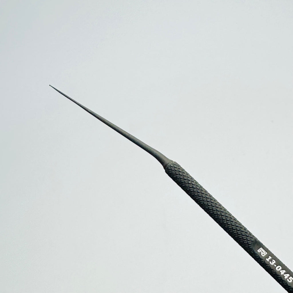 RICHARDS 13-0445 McGee Farrior Small Pick, Angled 20°, Straight 0.5mm Tip, 6.2“