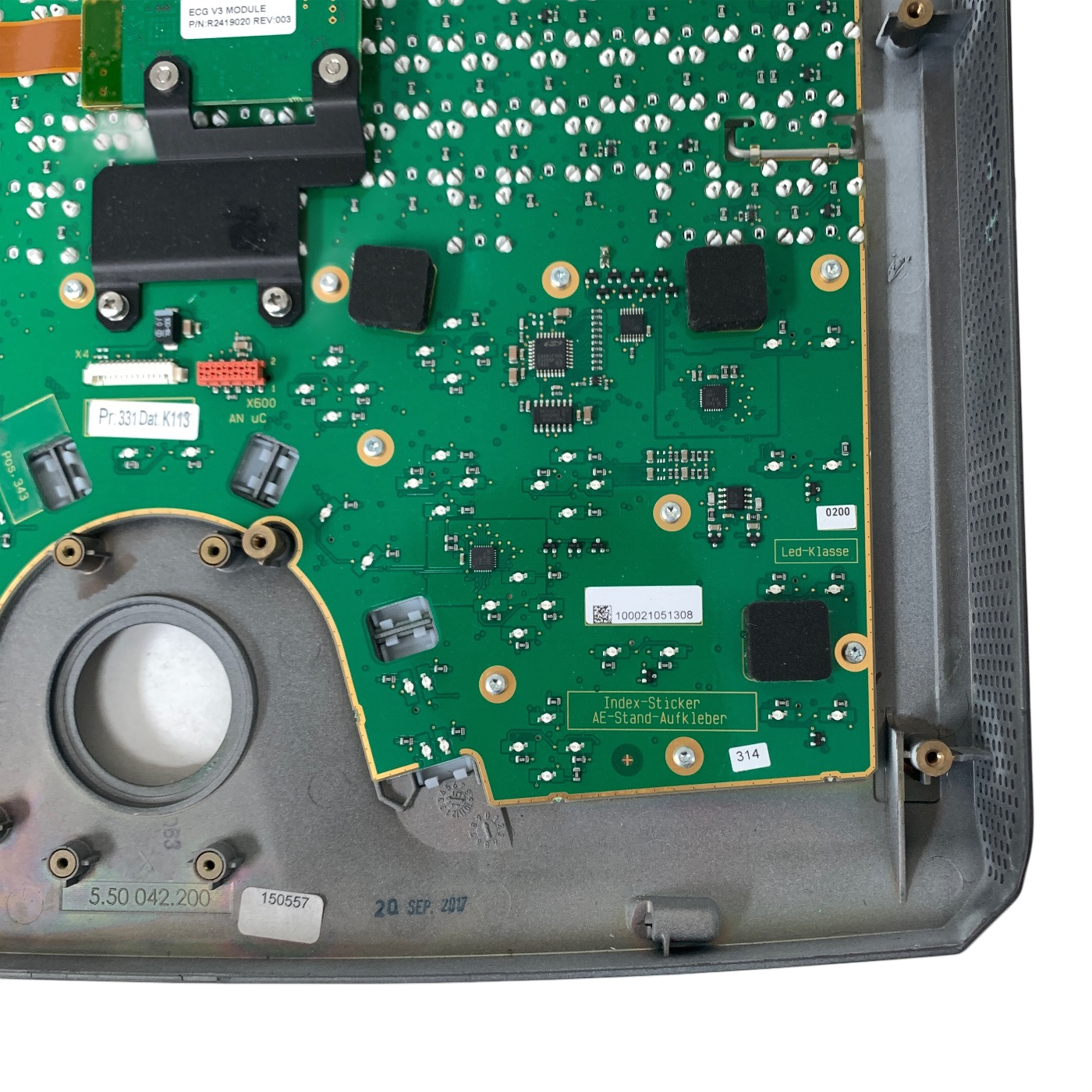 GE REF R2409723, KEYBOARD ASSEMBLY FOR VIVID ULTRASOUND (MISSING 1 KEY)