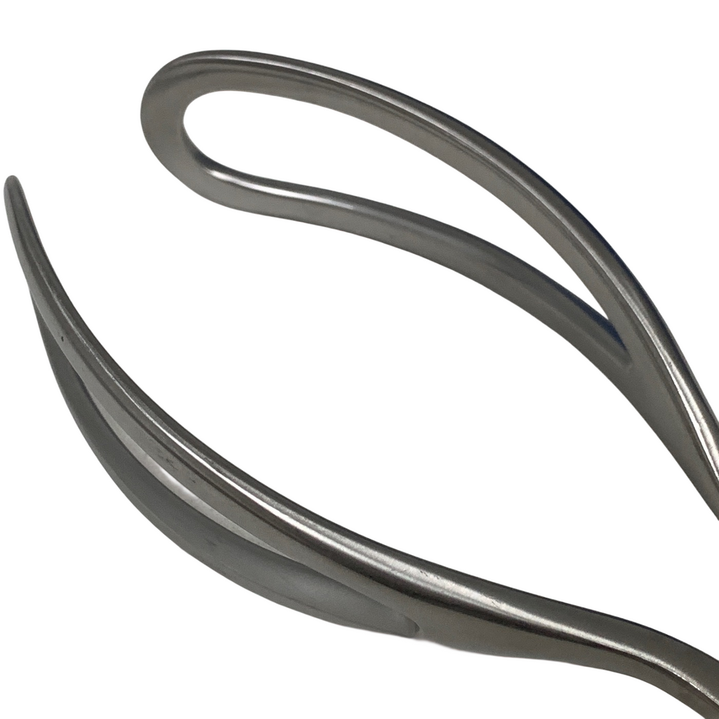 AESCULAP ET245R LOT OF 2 Simpson Obstetrical Forceps Fenestrated Jaws Gynecology