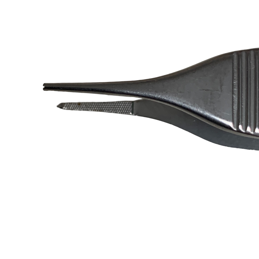 Aesculap BD512R, Adson Tissue Forceps 1x2 Teeth 12cm 4.75" Surgical Dissecting