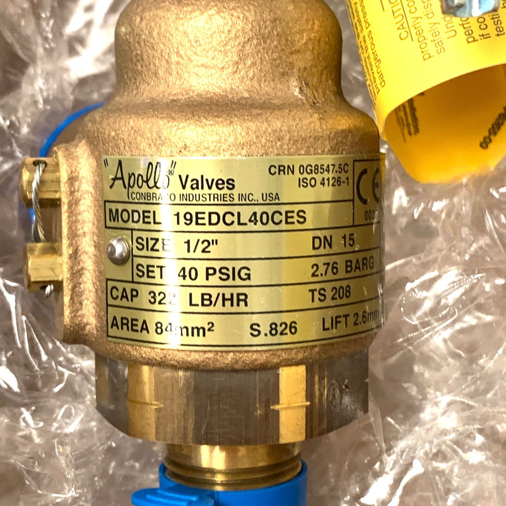 Apollo Valves Model 19-EDCL-40CES, Safety Valve, 150828-473