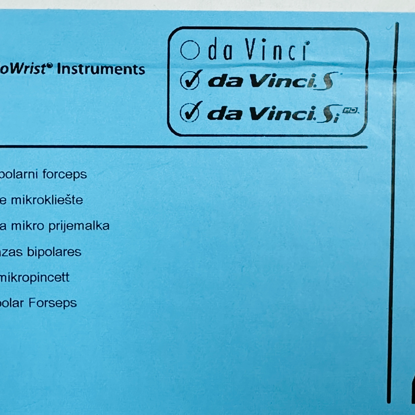 Intuitive Surgical 420171 Da Vinci MICRO BIPOLAR FORCEPS 8mm Instrument (New)