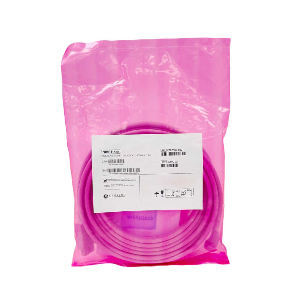 Ge Critikon REF 2087389-002 Nibp Hose Carescape™ One - Dinaclick, 80369-5, 3.6M