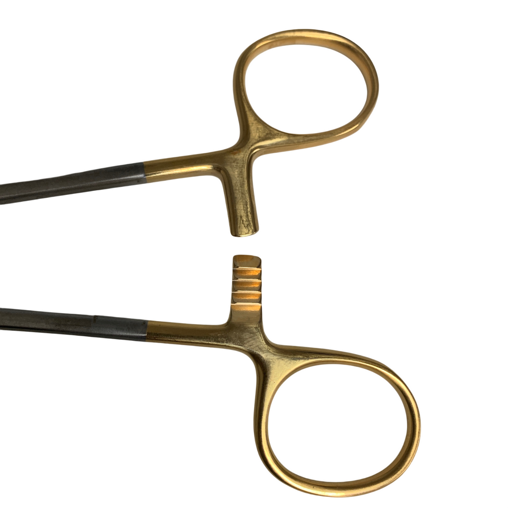 V.Mueller® CH2446 MIS Microvascular Needle Holder, Tungsten Carbide Tips, 10-1/4