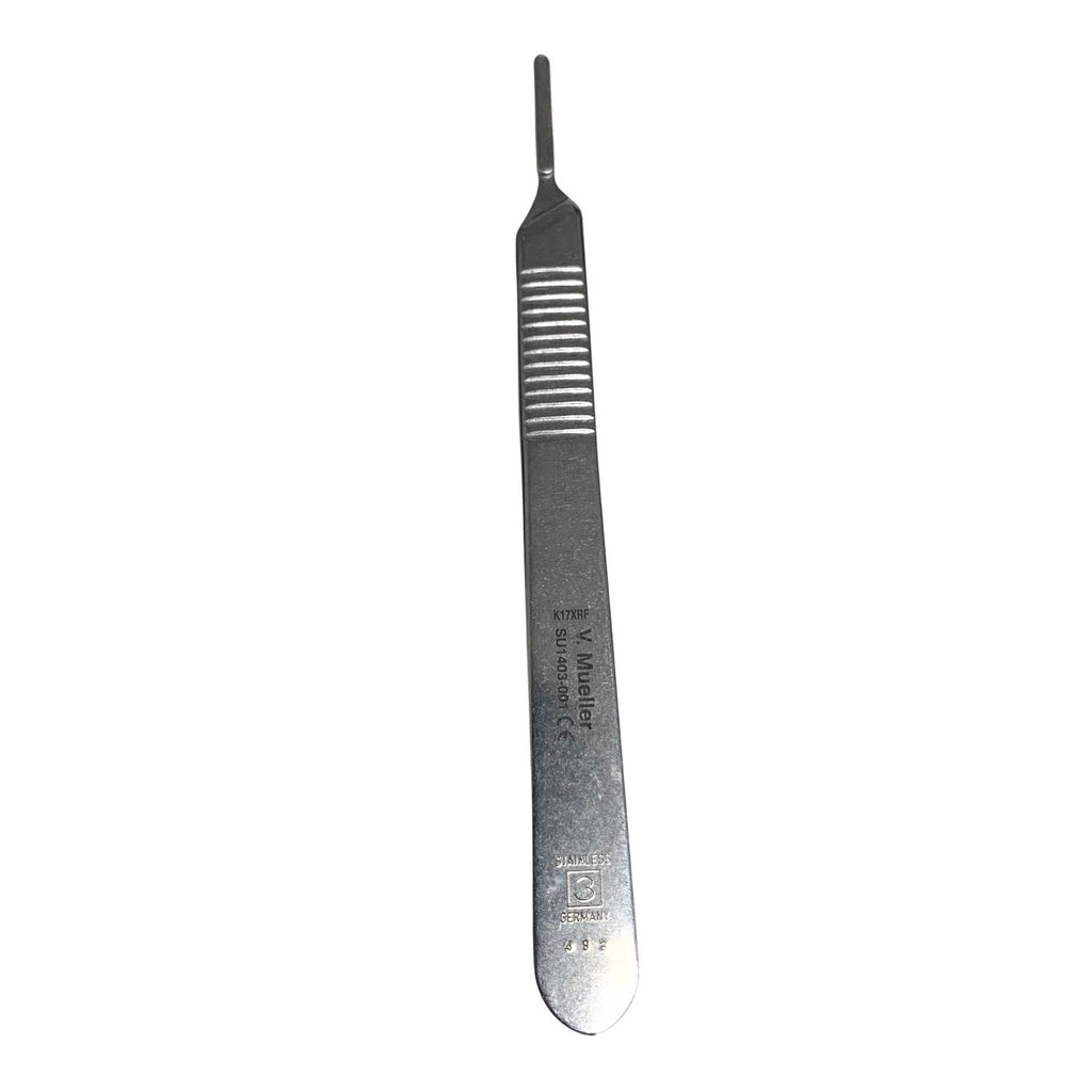 V.Mueller® SU1403-001 BARD PARKER Knife Handle Size 3, German Stainless Steel